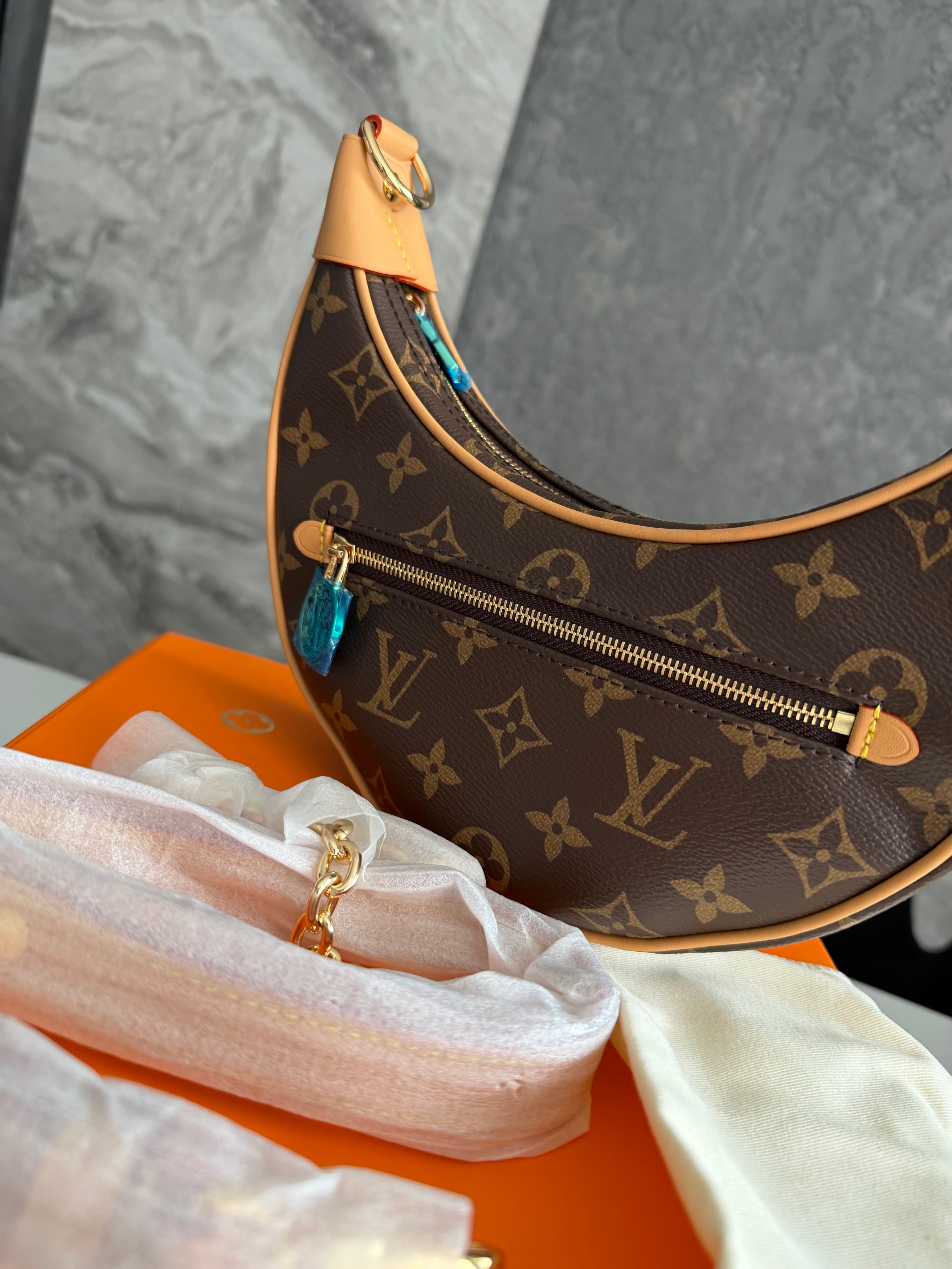 LV / Moon Curve Monogram Bag
