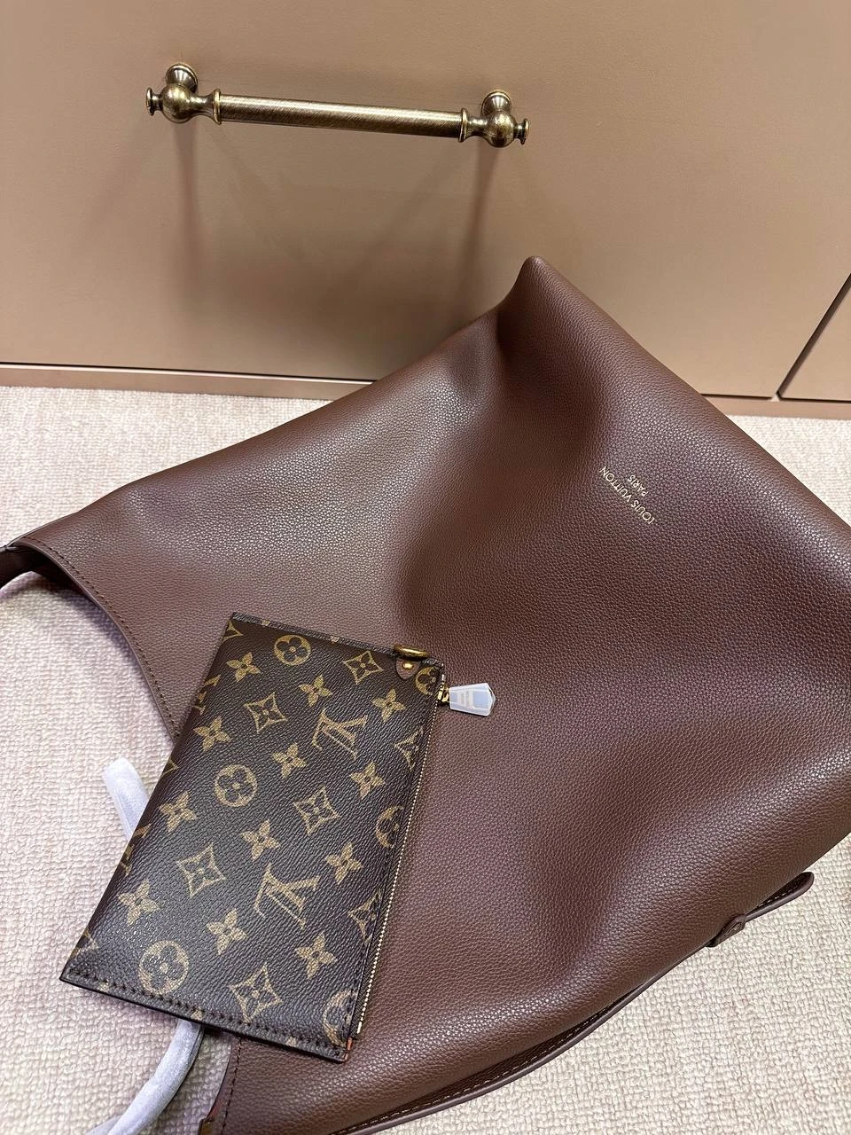 L.  Vuitton Graceful Hobo – Chocolate