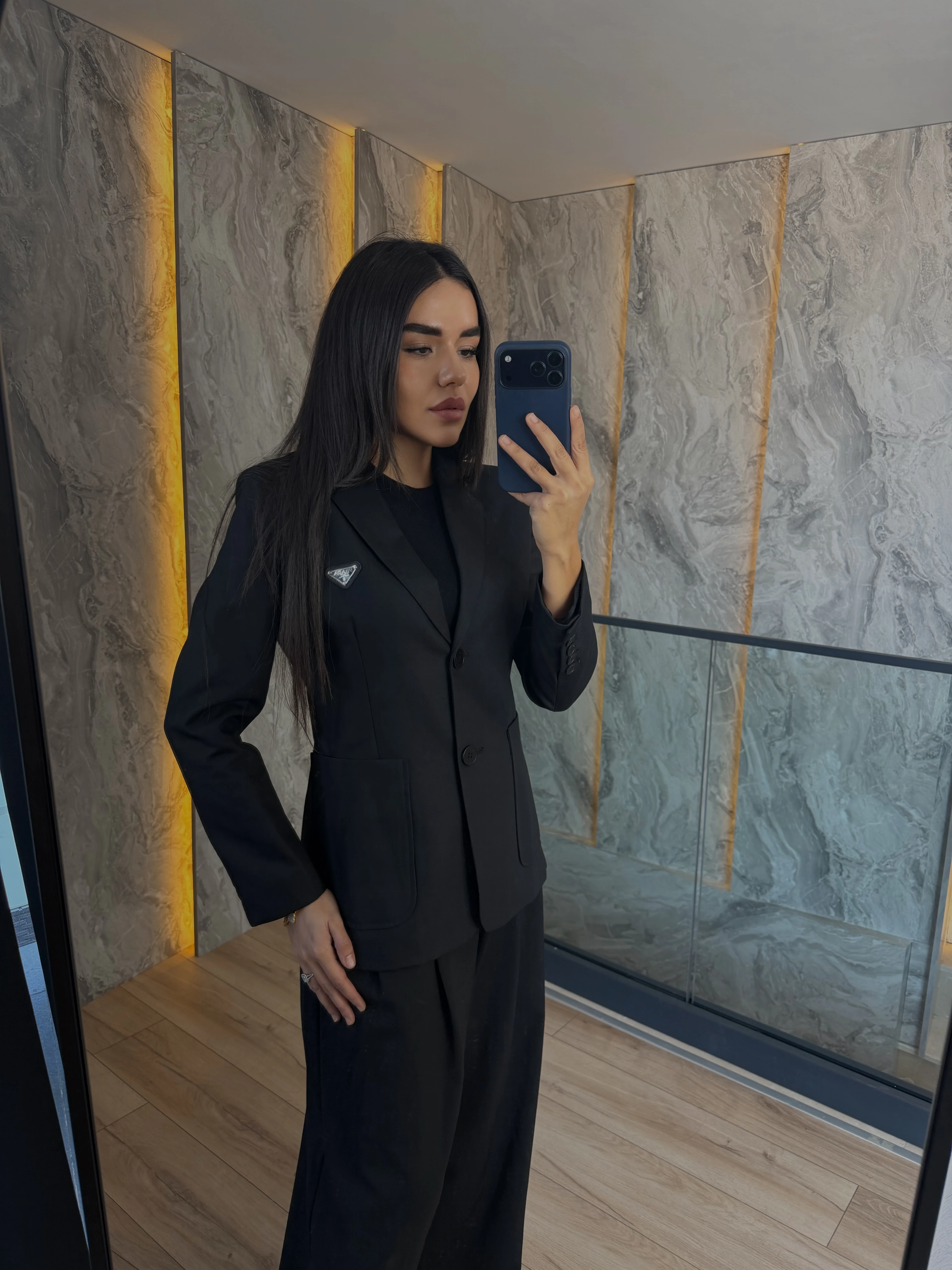 Prad /  Siyah İkonik Blazer