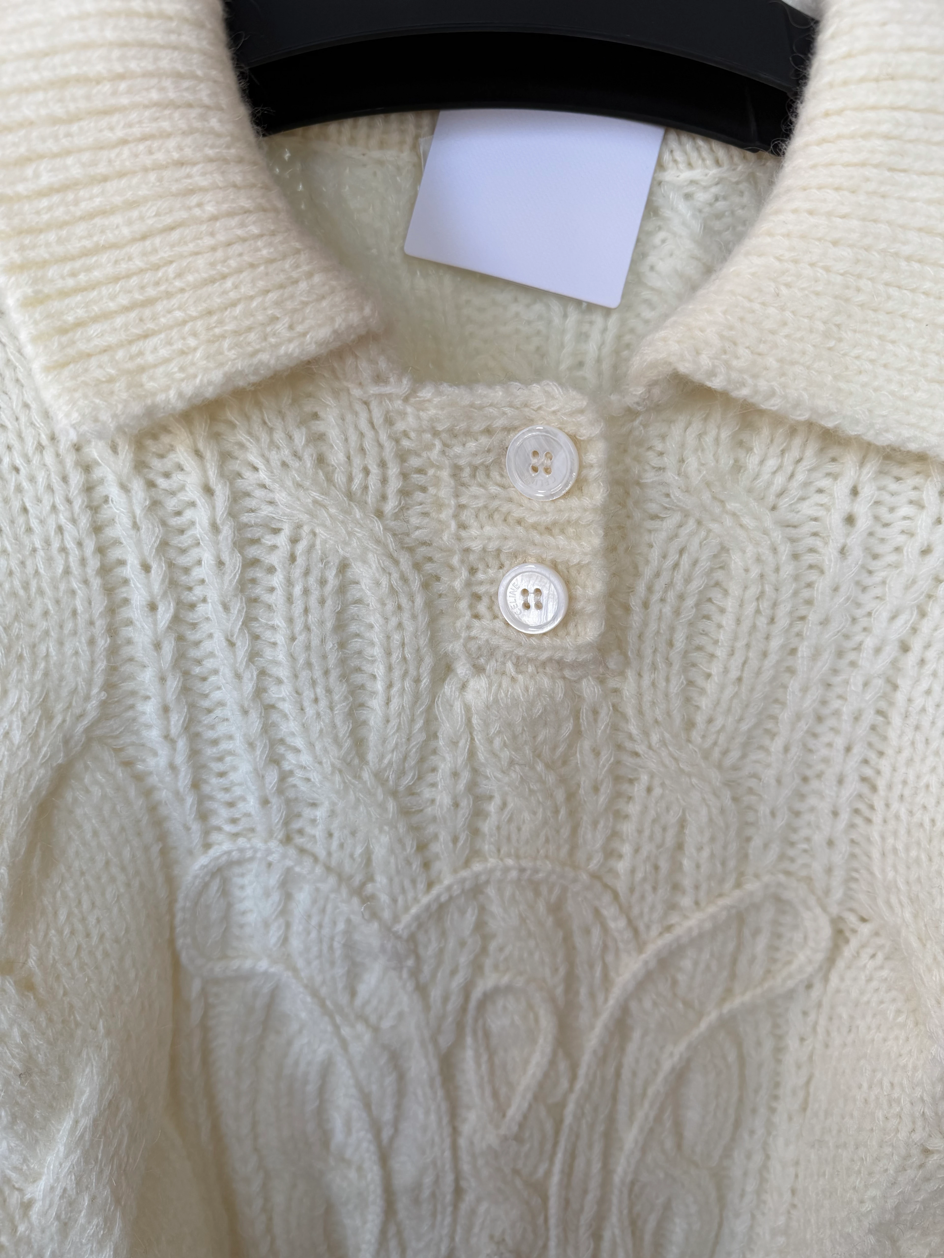 Celine Cable Polo Knit 