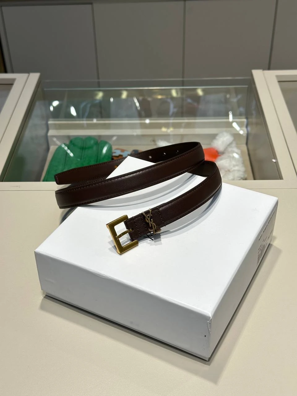 YSL Classic Leather Belt 