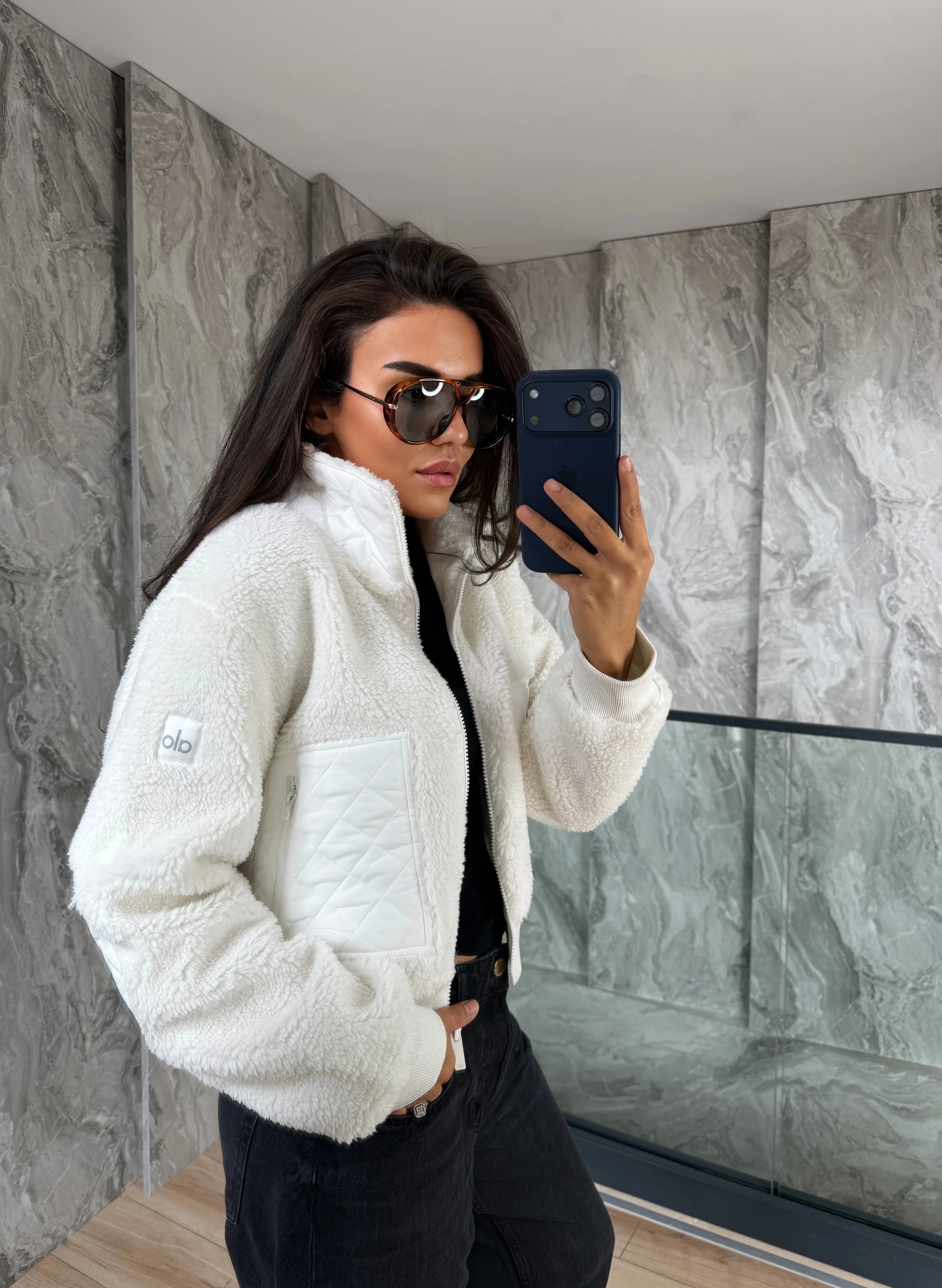 Alo Sherpa Quilted Jacket 