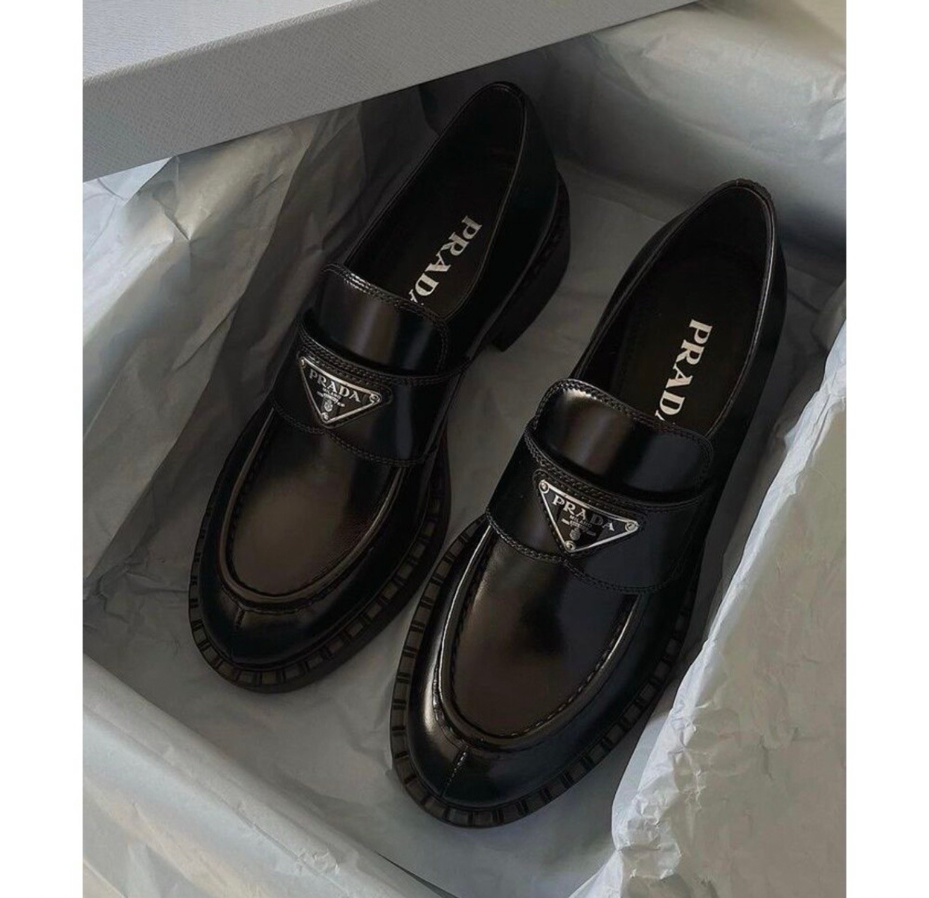 Prad- Logo Deri Loafer