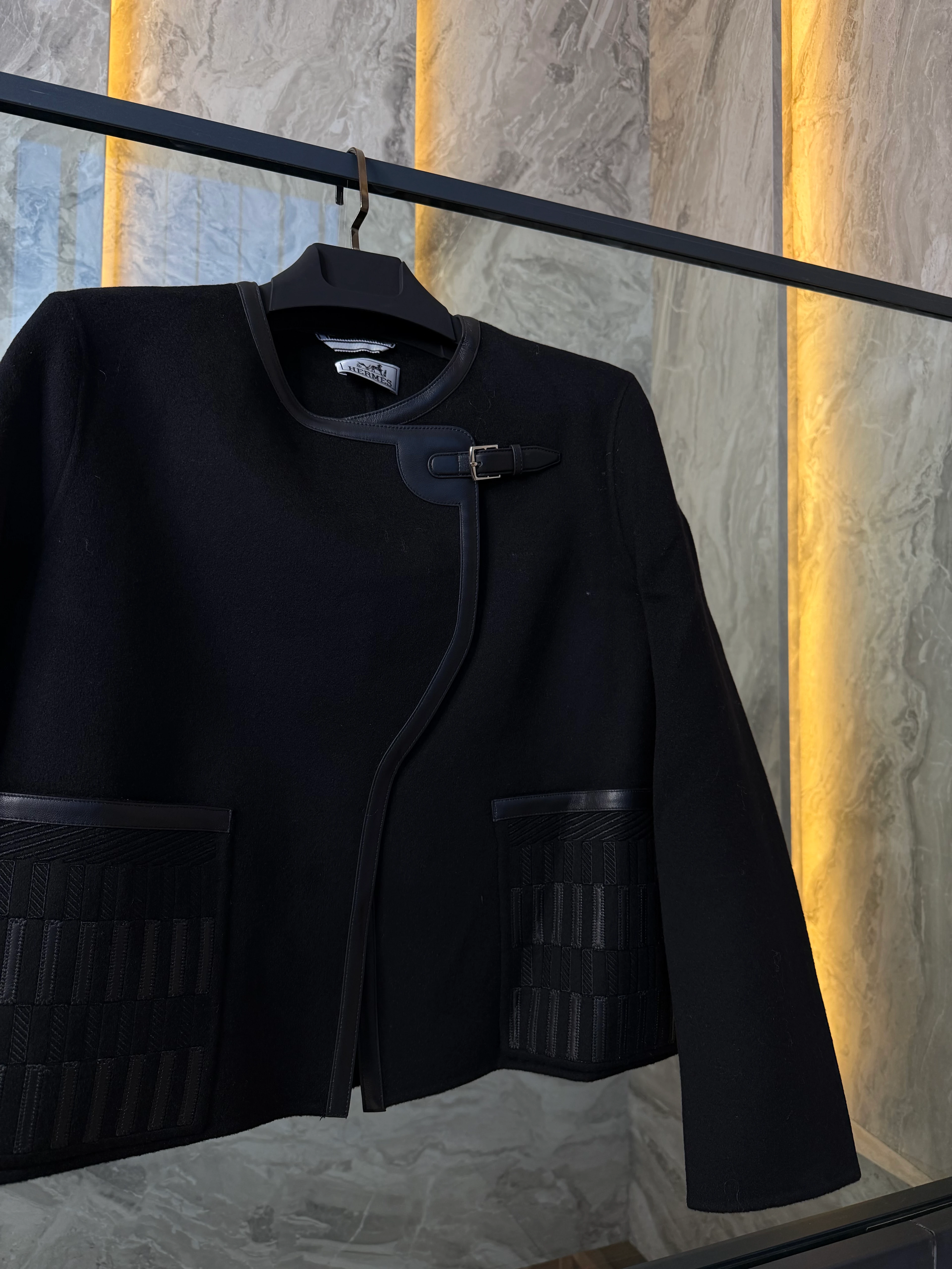 Herms  Signature Buckle Jacket 