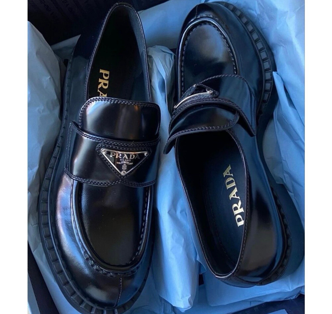 Prad- Logo Deri Loafer
