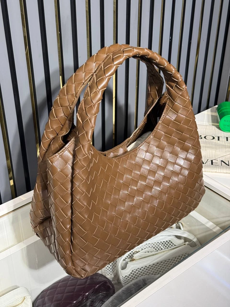 Bott.  Intrecciato Shoulder Bag 