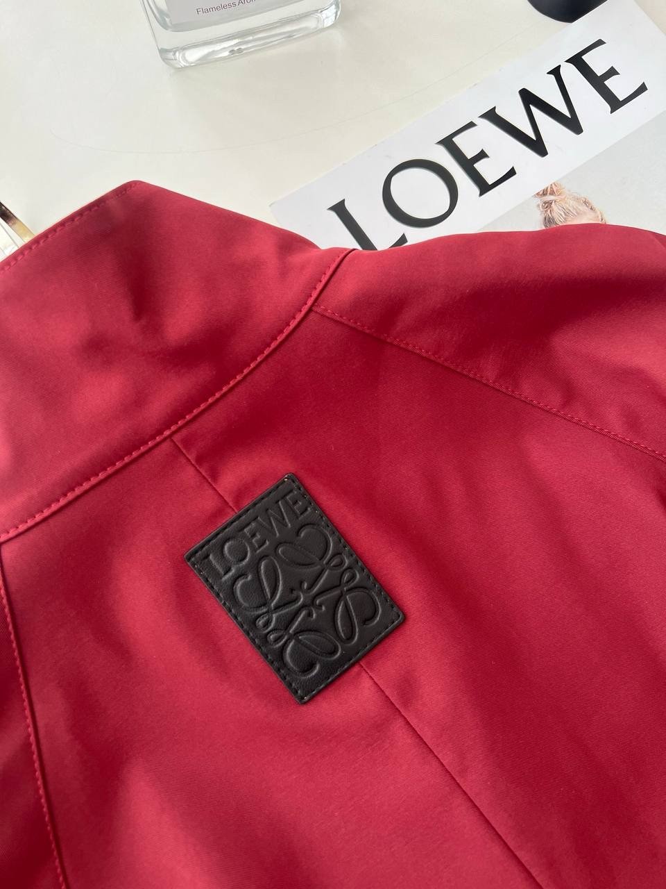Loe/ Crimson Belted’ Statement Ceket