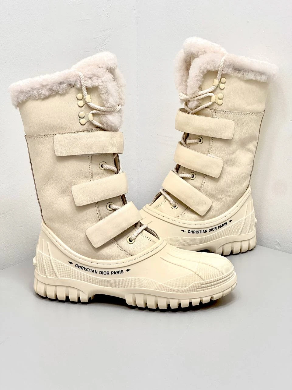 Dior Shearling Snow Boots 