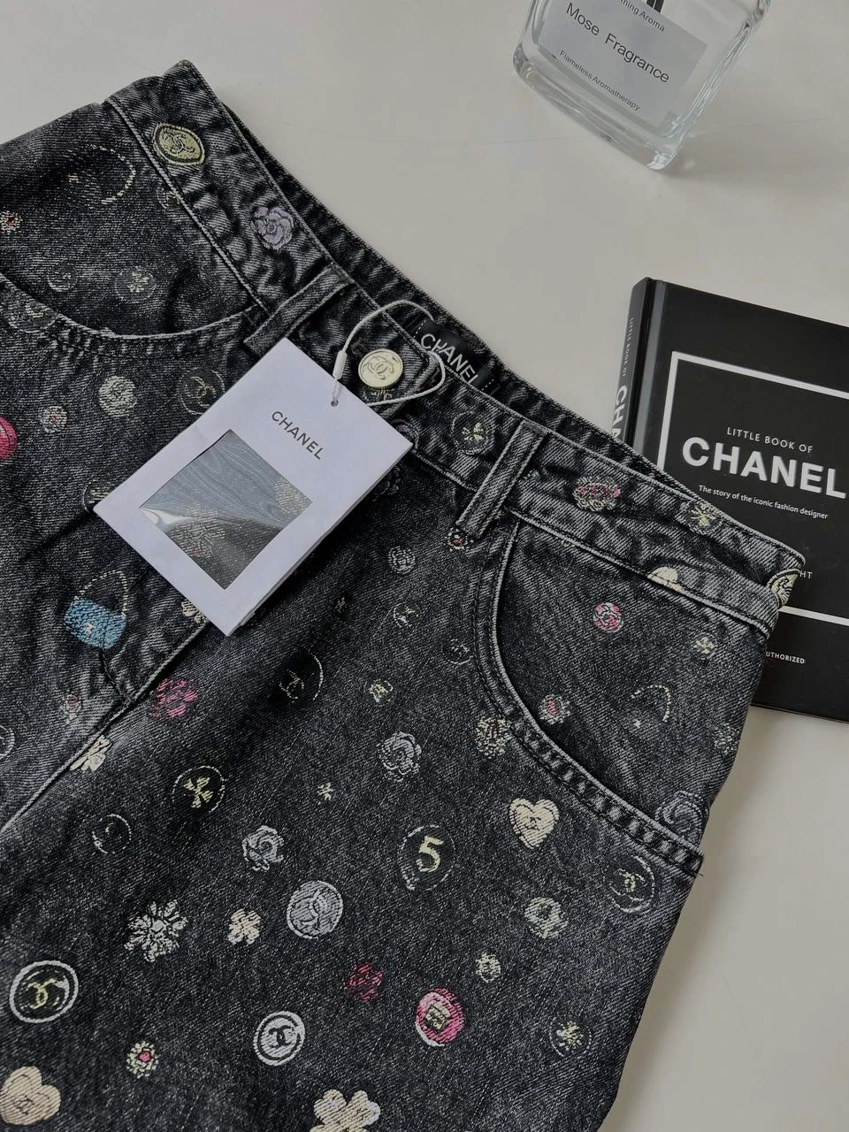 Chanel Floral Icon Denim 