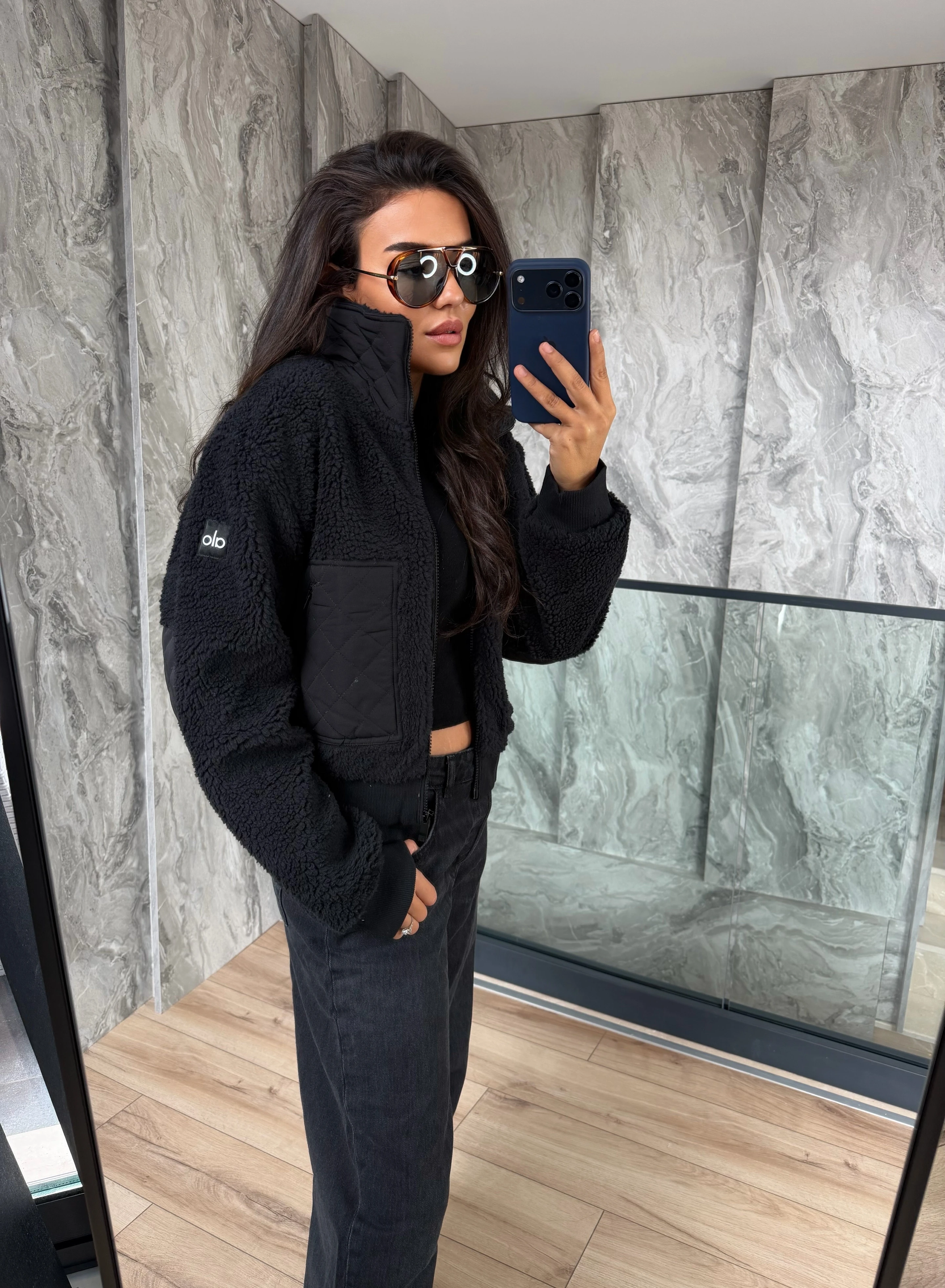 Alo Sherpa Quilted Jacket 