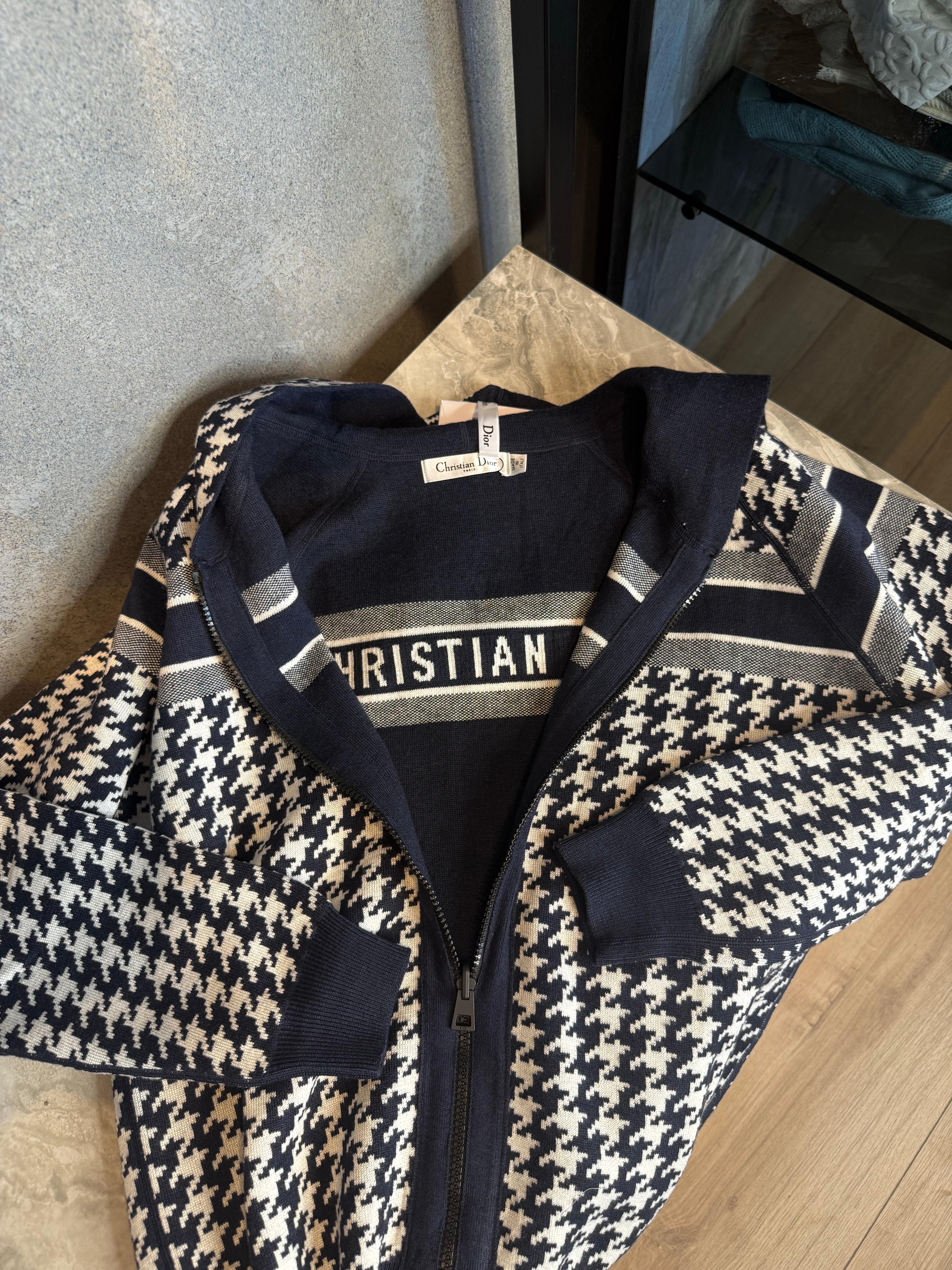 C.D /  Navy Zip Hoodie