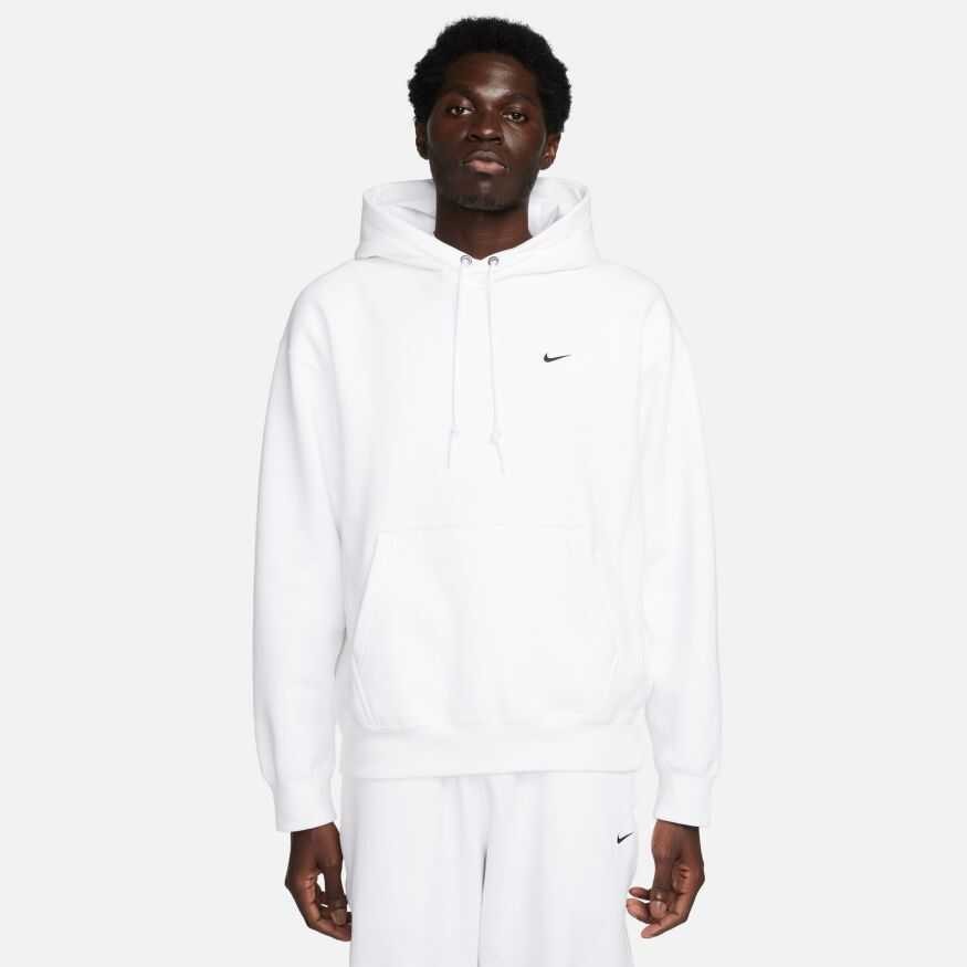 Nike Şardonlu Sweatshirt Kapüşonlu Hoodie - Beyaz