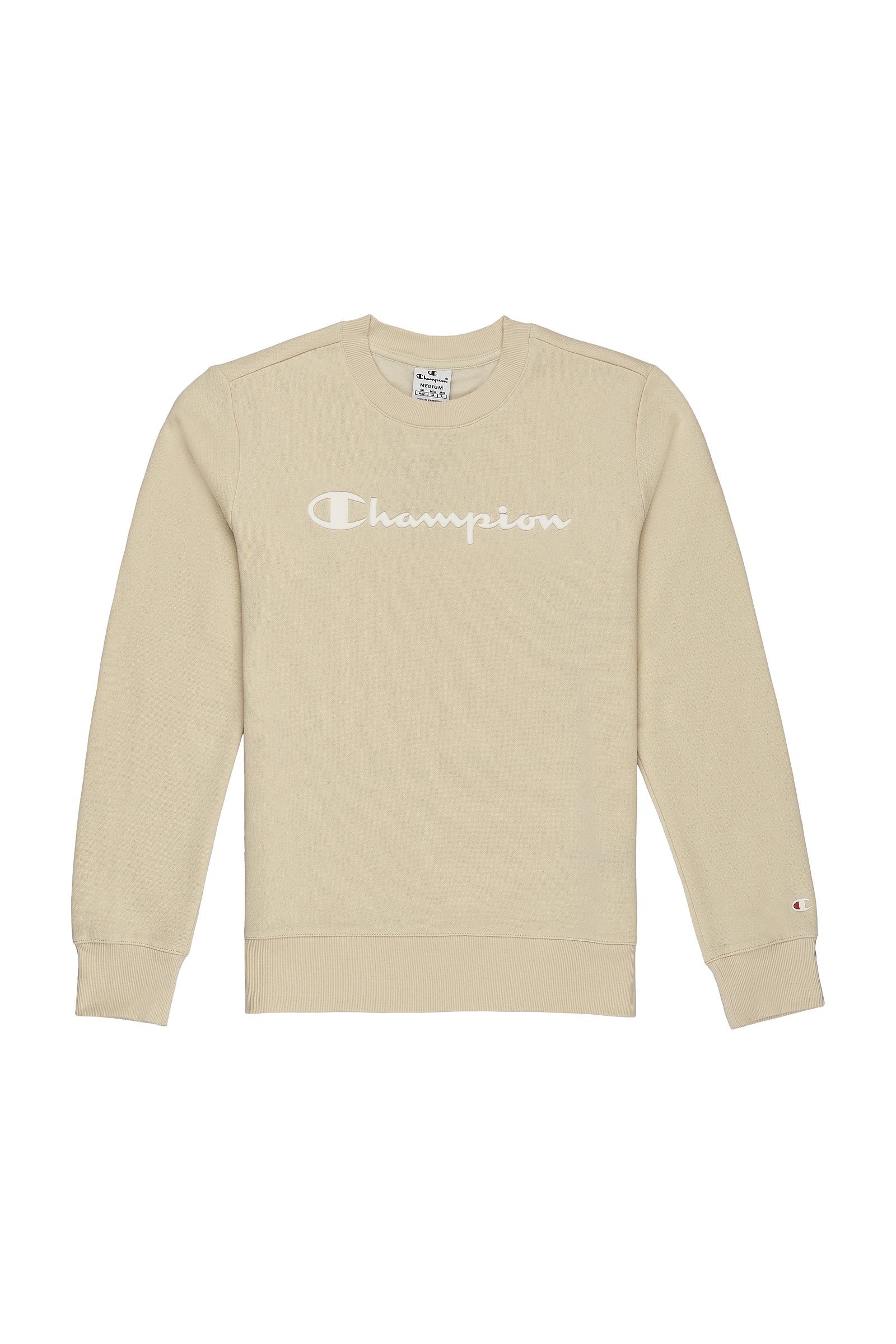 Champion İşlemeli Şardonlu Sweatshirt - Bej