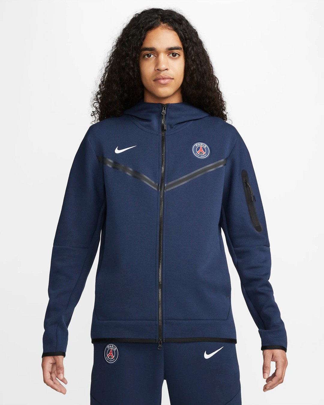 Navy nike hot sale tech fleece tracksuit