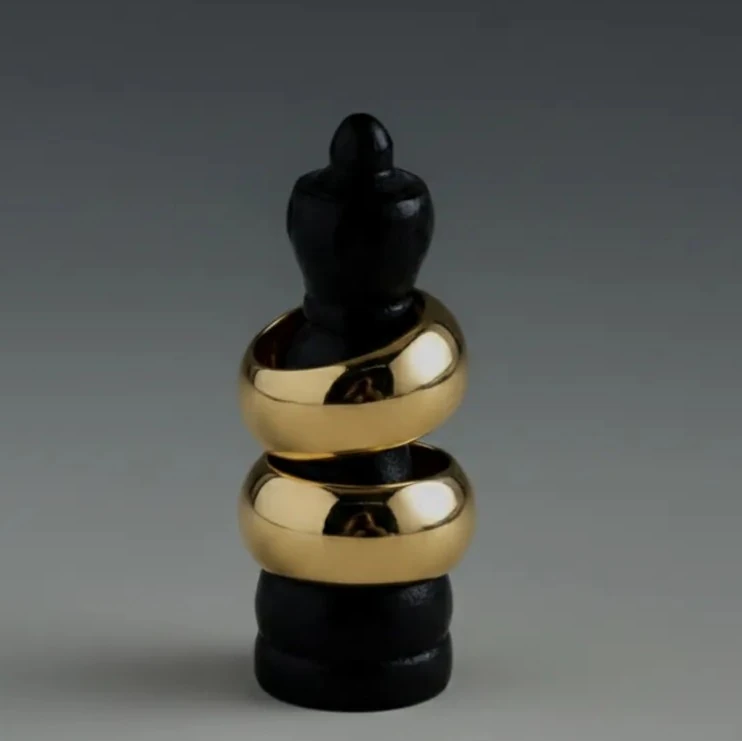 14 Ayar Altın Kalın Kubbe Kadın Yüzük