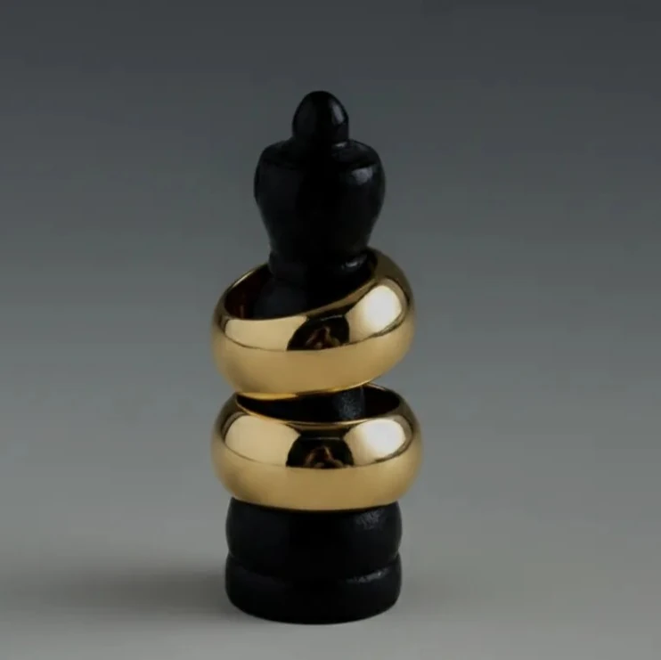 14 Ayar Altın Kalın Kubbe Kadın Yüzük