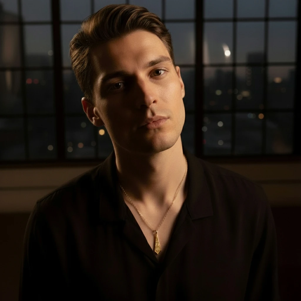 14 Ayar Altın Mısır Hiyeroglifleri Erkek Kolye