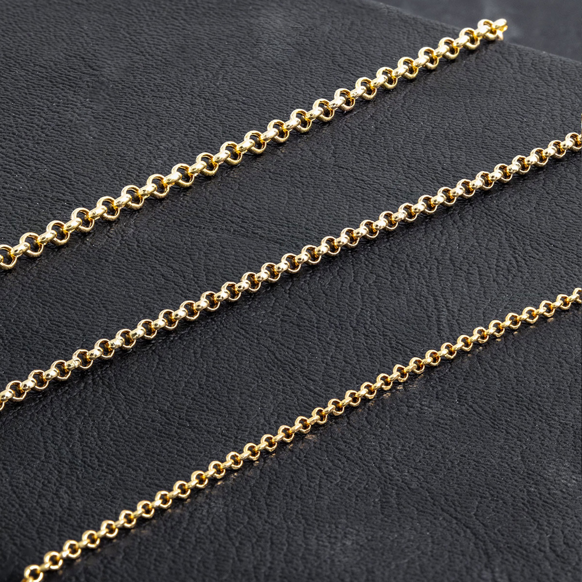 14 Ayar Altın Unisex Rolo Zincir (3.00 mm)