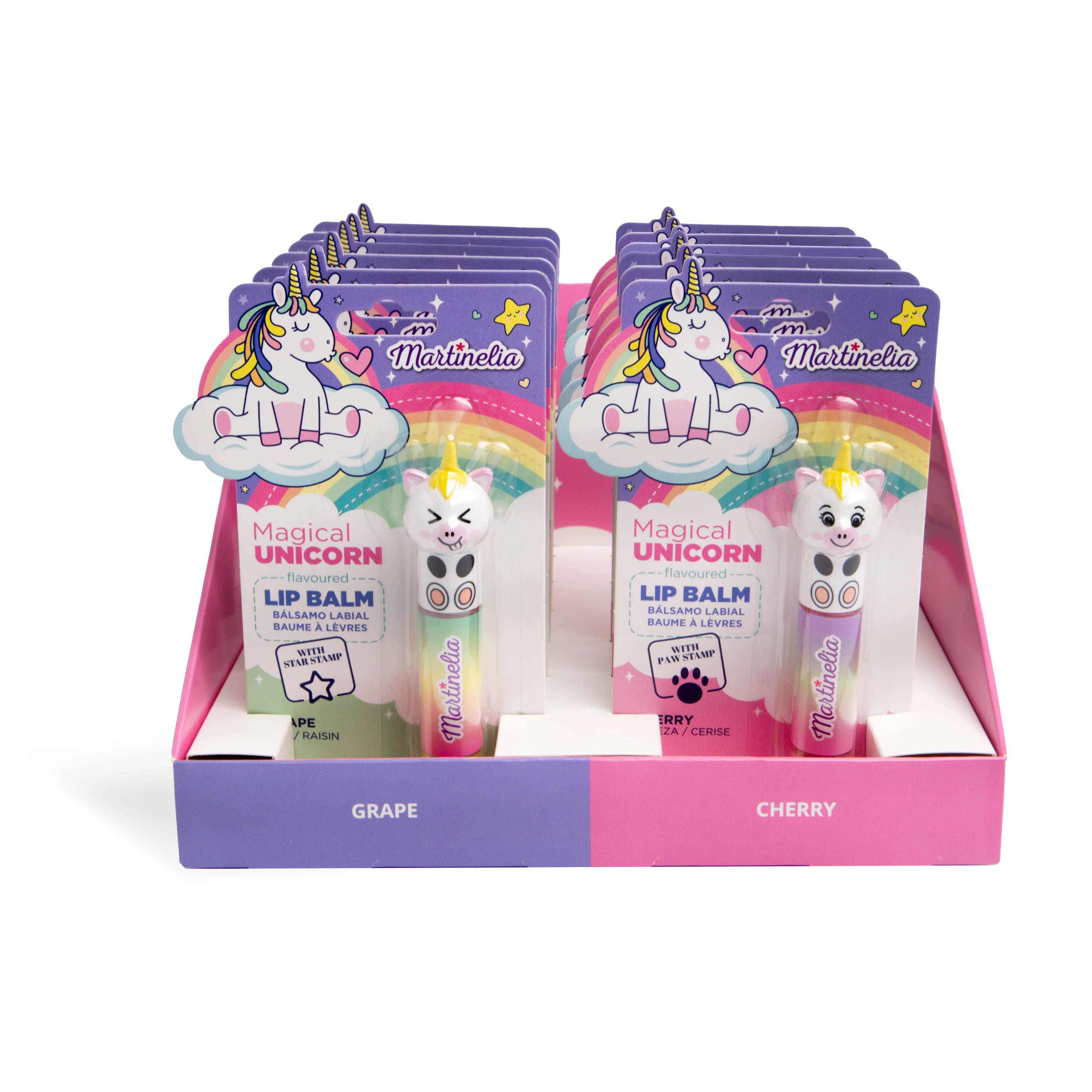 Martinelia Little Unicorn Kız Çocuk Dövmeli Dudak Parlatıcısı (12 Adet)
