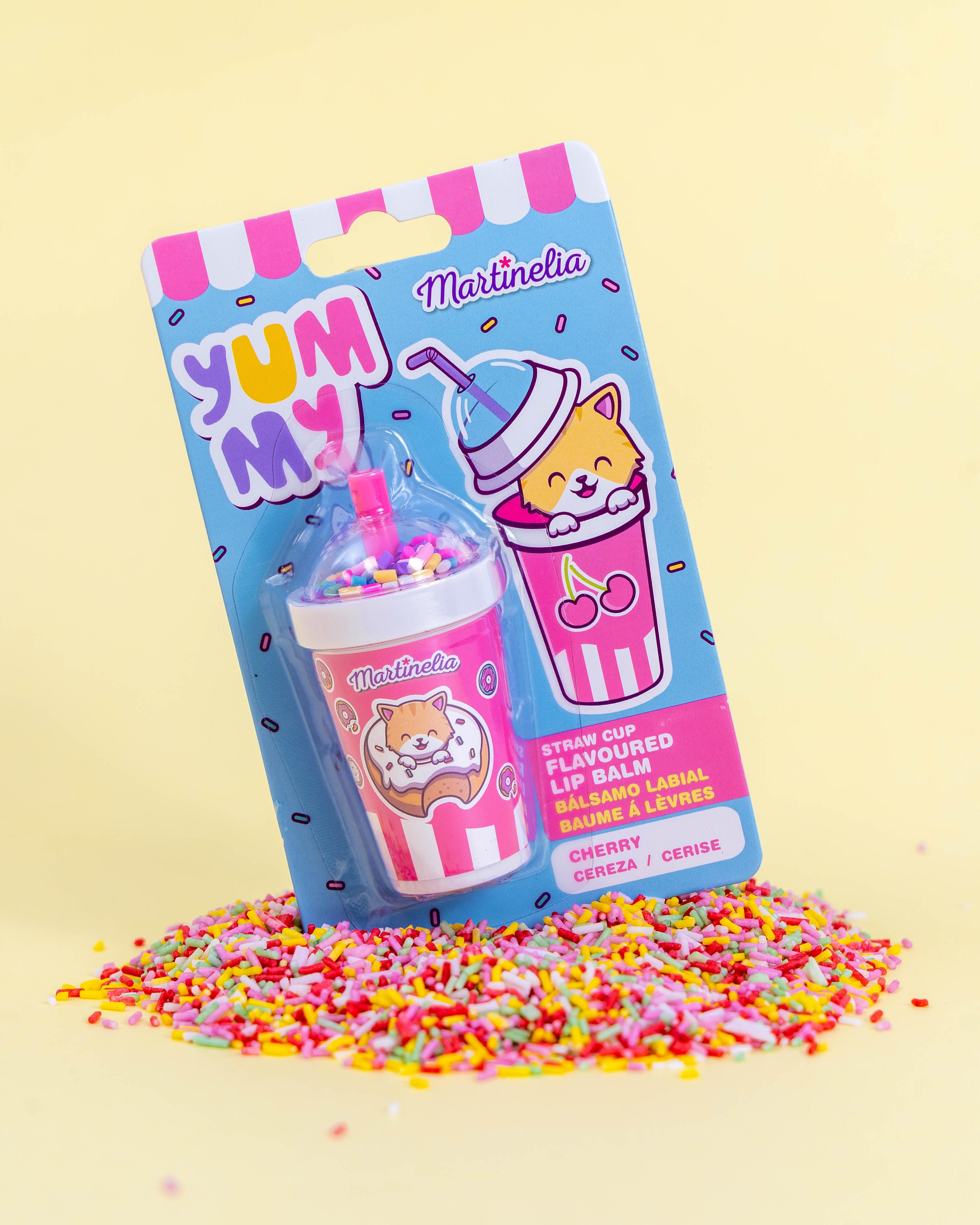 Martinelia Yummy Straw Cup Kız Çocuk Dudak Balmı (12 Adet)