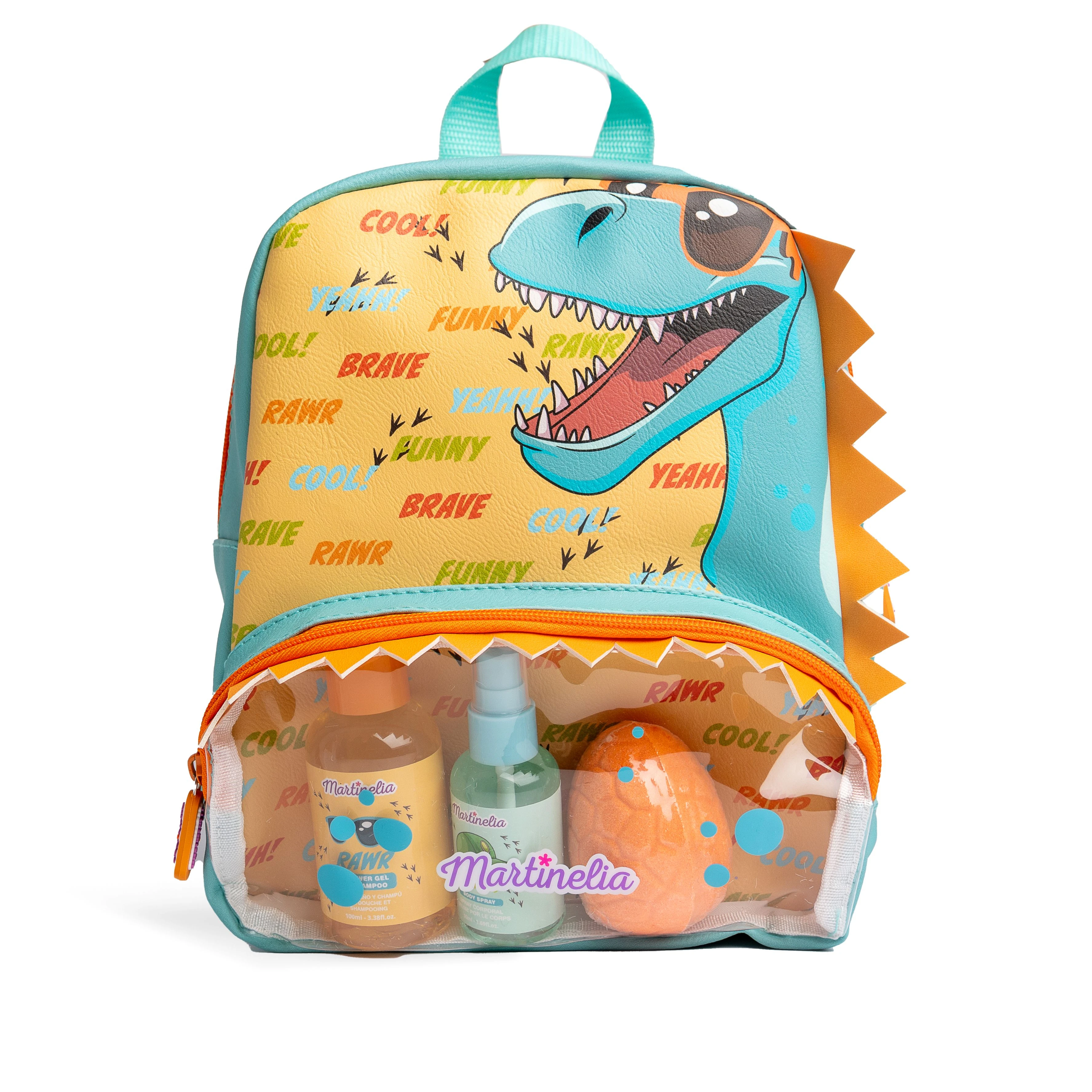 Martinelia The Coolest Dino Erkek Çocuk Banyo Seti ve Sırt Çantası (1 Adet)