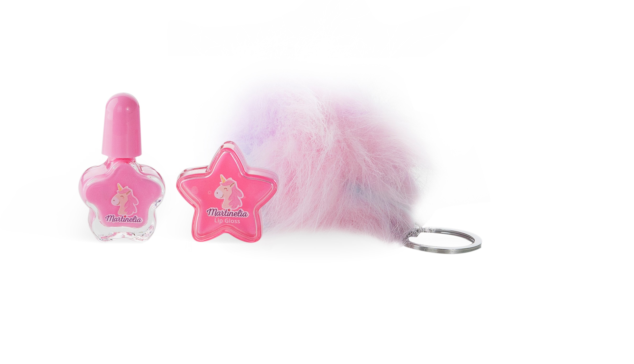 Martinelia Little Unicorn Kız Çocuk Makyaj ve Anahtarlık Seti