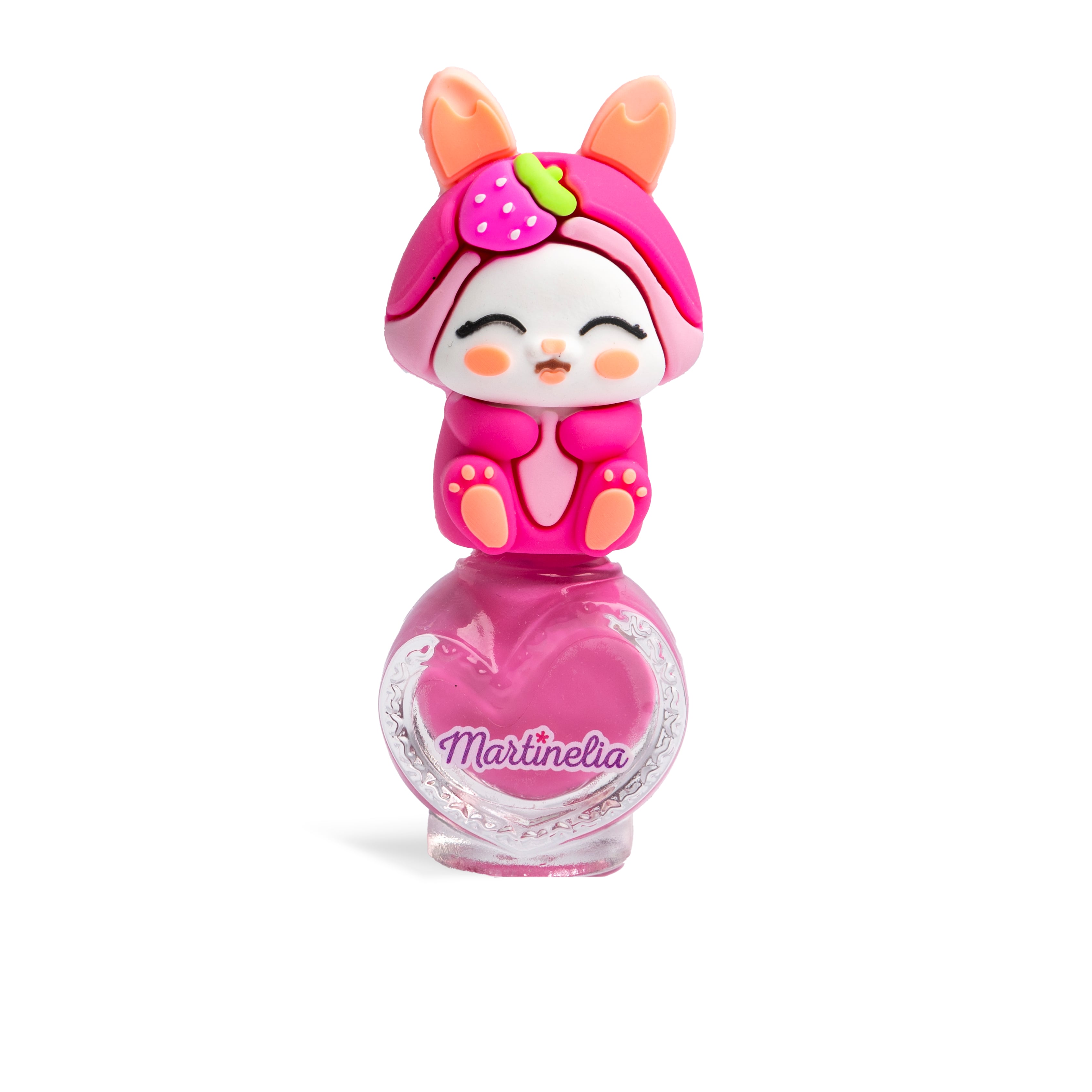 Martinelia Friendly Animals Kız Çocuk Su Bazlı Oje 5 ml - Fuşya