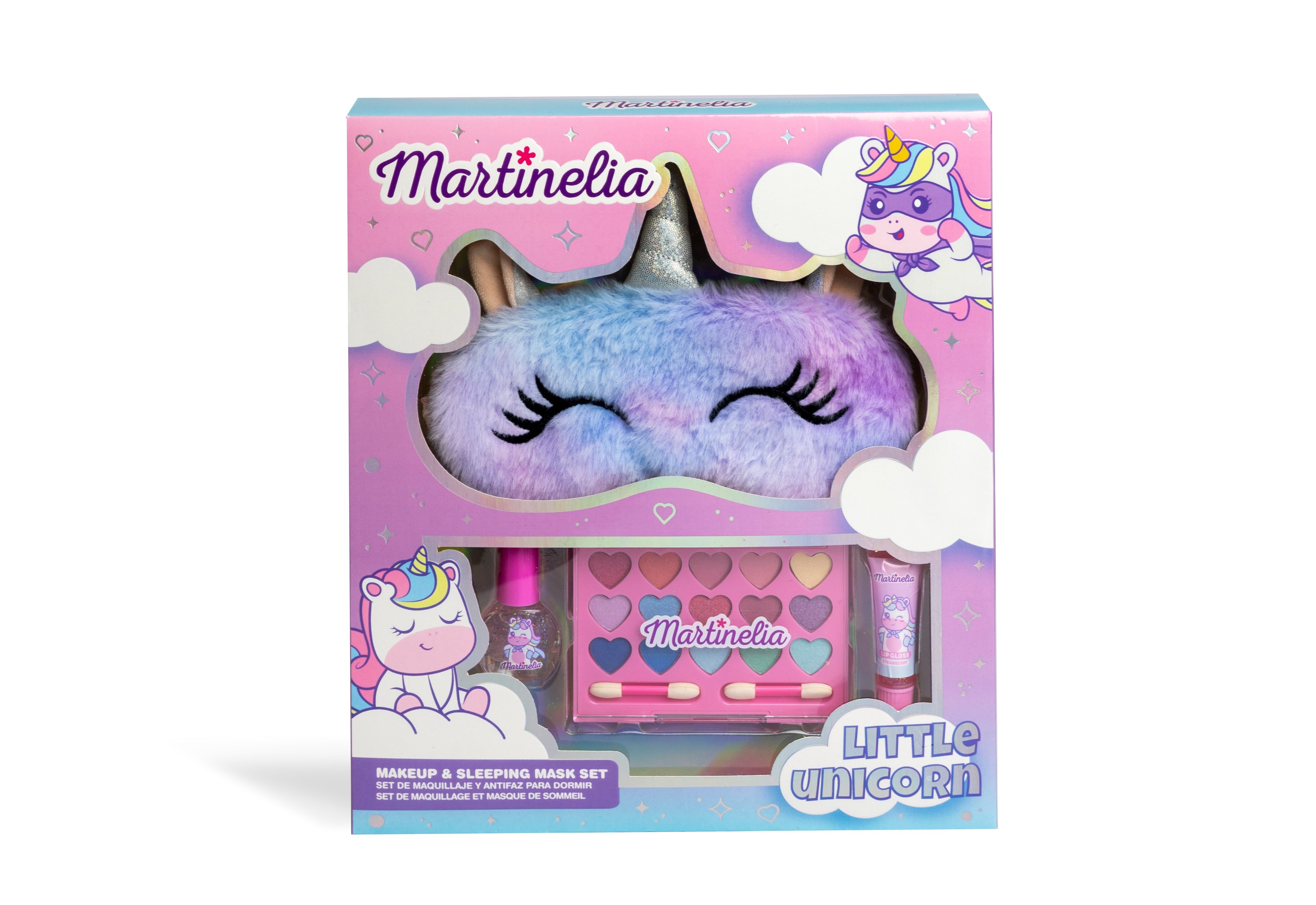 Martinelia Little Unicorn Kız Çocuk Makyaj Seti ve Uyku Bandı (1 Adet)