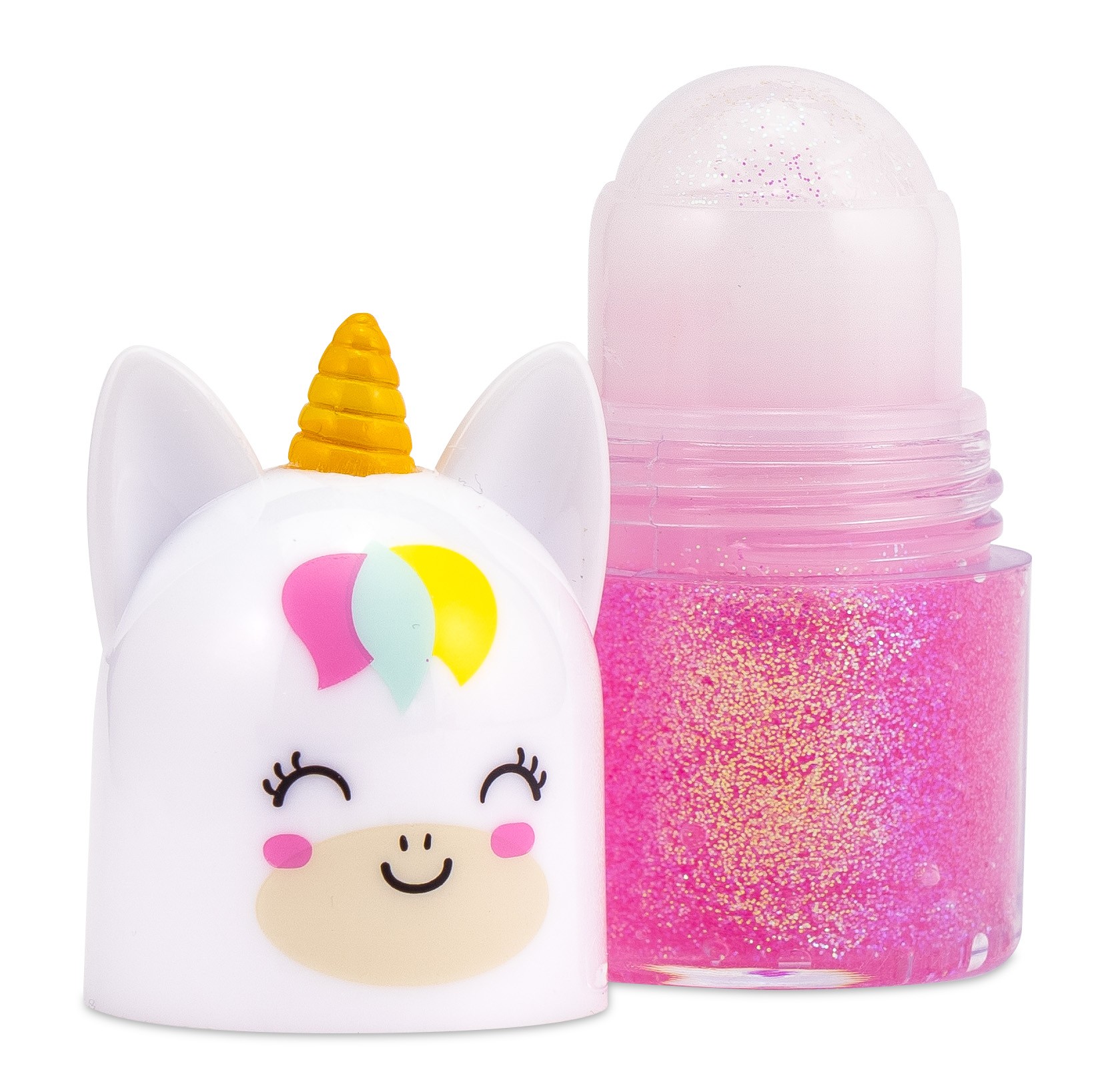Martinelia Unicorn Figürlü Kız Çocuk Yüz ve Vücut Parlatıcı Roll-On-Pembe (1 Adet)