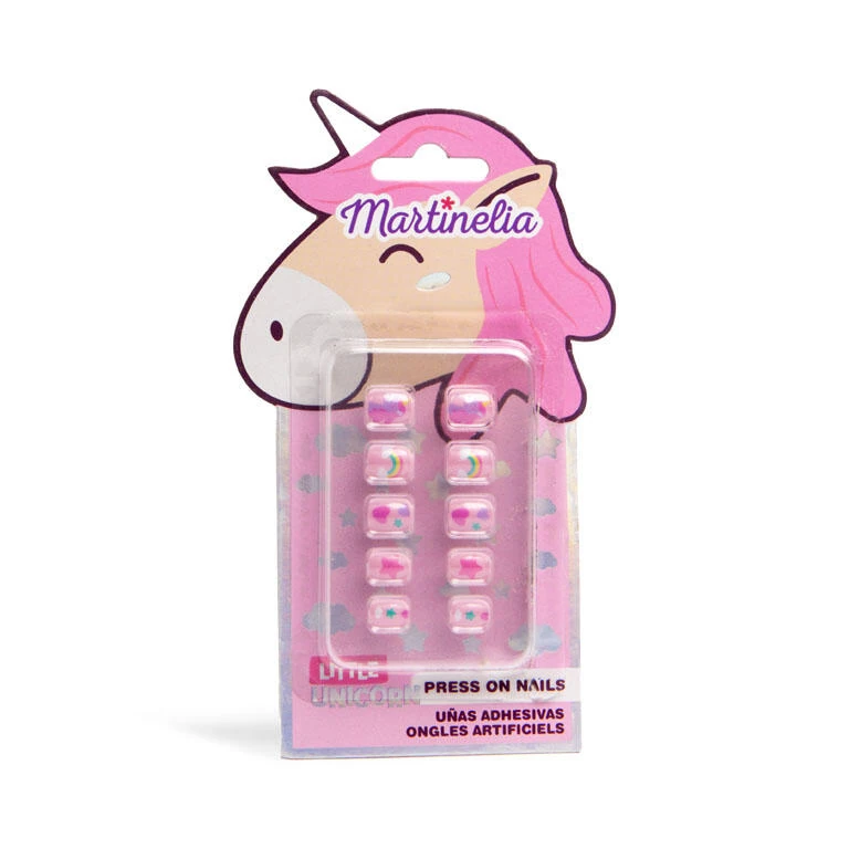 Martinelia World Blisters Kız Çocuk 10'lu Takma Tırnak Seti - Pembe