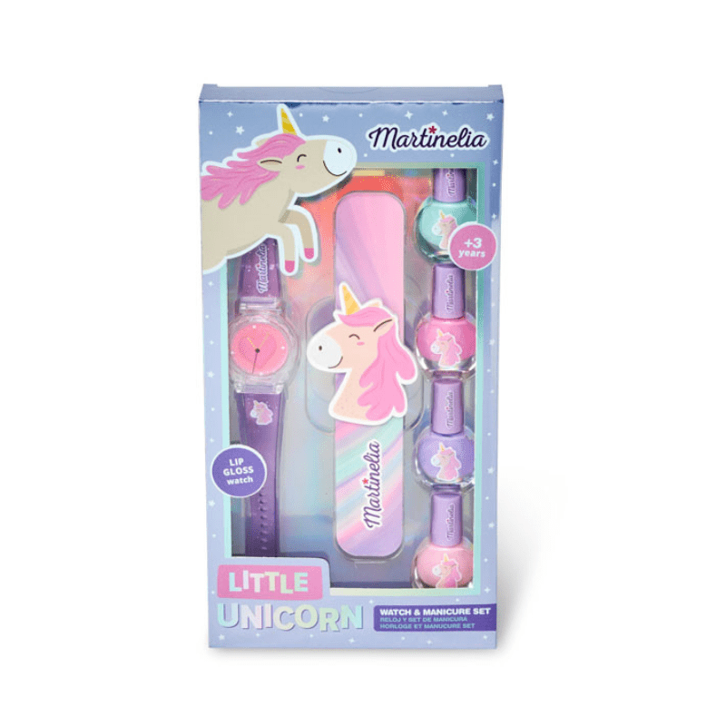 Martinelia Little Unicorn Kız Çocuk Saat ve Oje Seti
