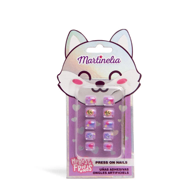 Martinelia World Blisters Kız Çocuk 10'lu Takma Tırnak Seti - Mor