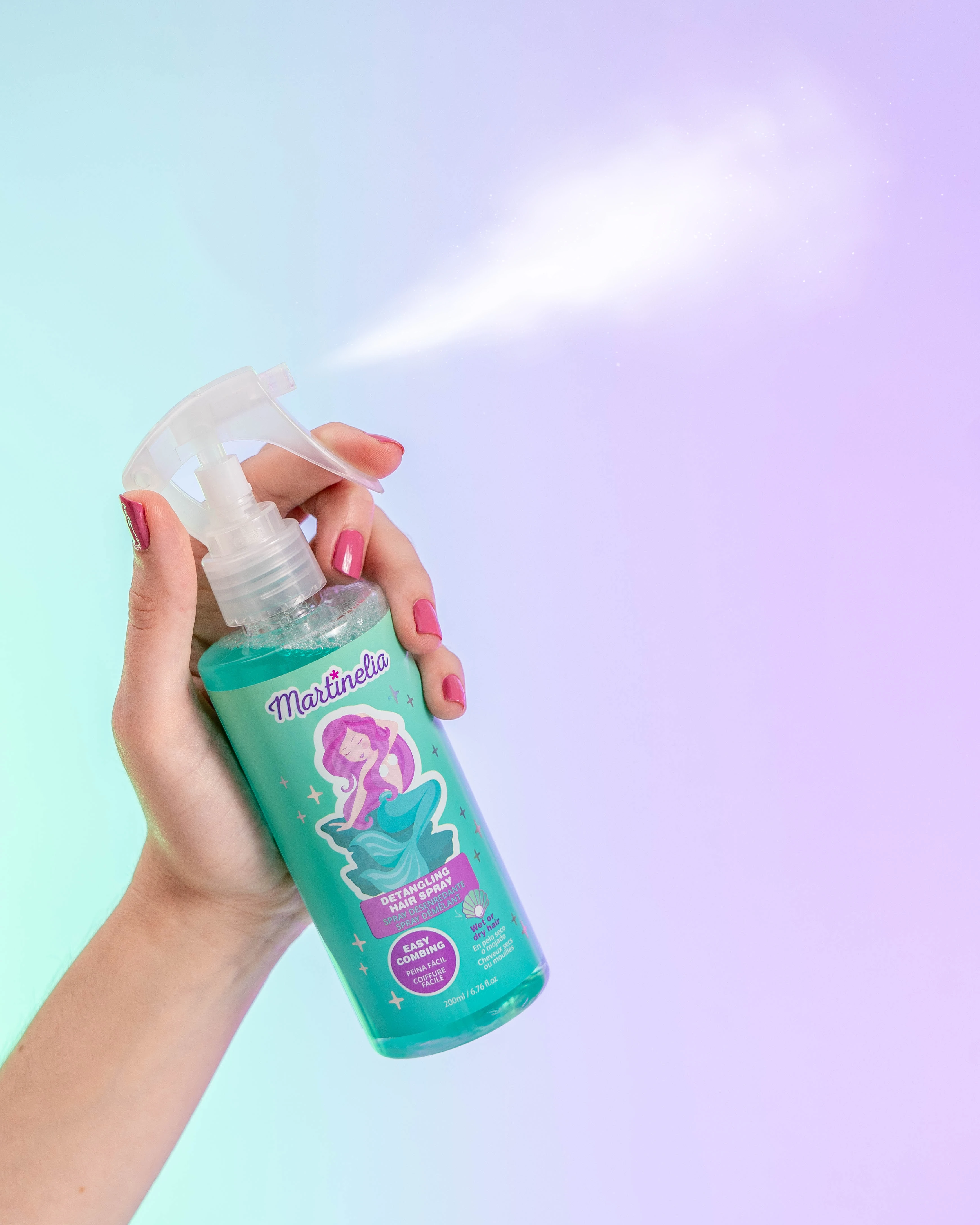 Martinelia Let's Be Mermaid Kız Çocuk Saç Açıcı Sprey 200 ml (3 Adet)