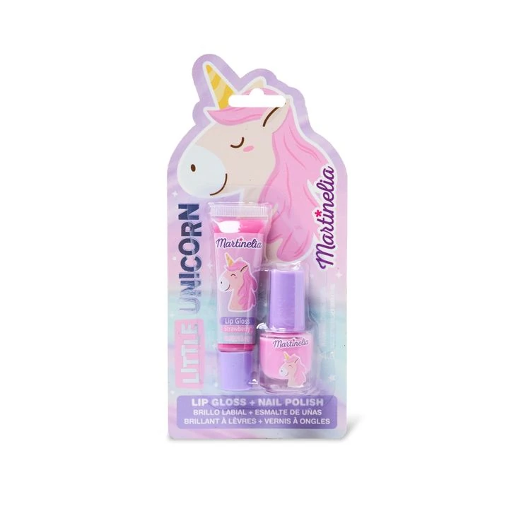 Martinelia Lıttle Unicorn Kız Çocuk Mini 2'li Oje&Dudak Parlatıcı Set