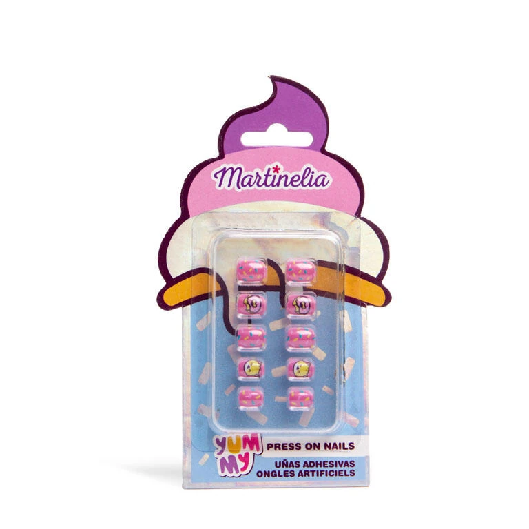 Martinelia World Blisters Kız Çocuk 10'lu Takma Tırnak Seti - Mavi