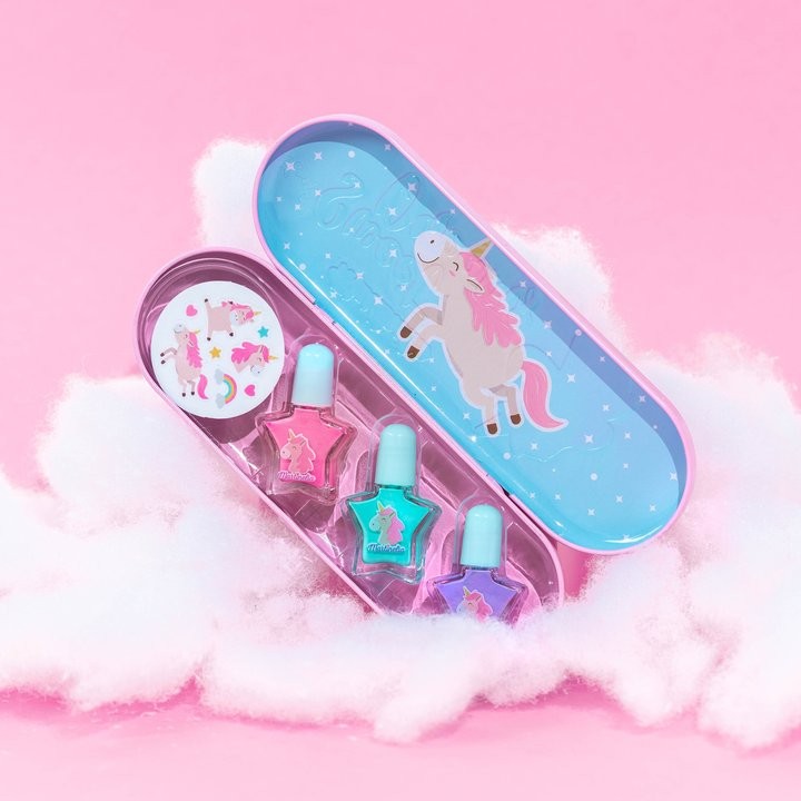 Martinelia Lıttle Unicorn Kız Çocuk Tırnak Süsleme Çıkartmalı Oje Seti (1 Adet)