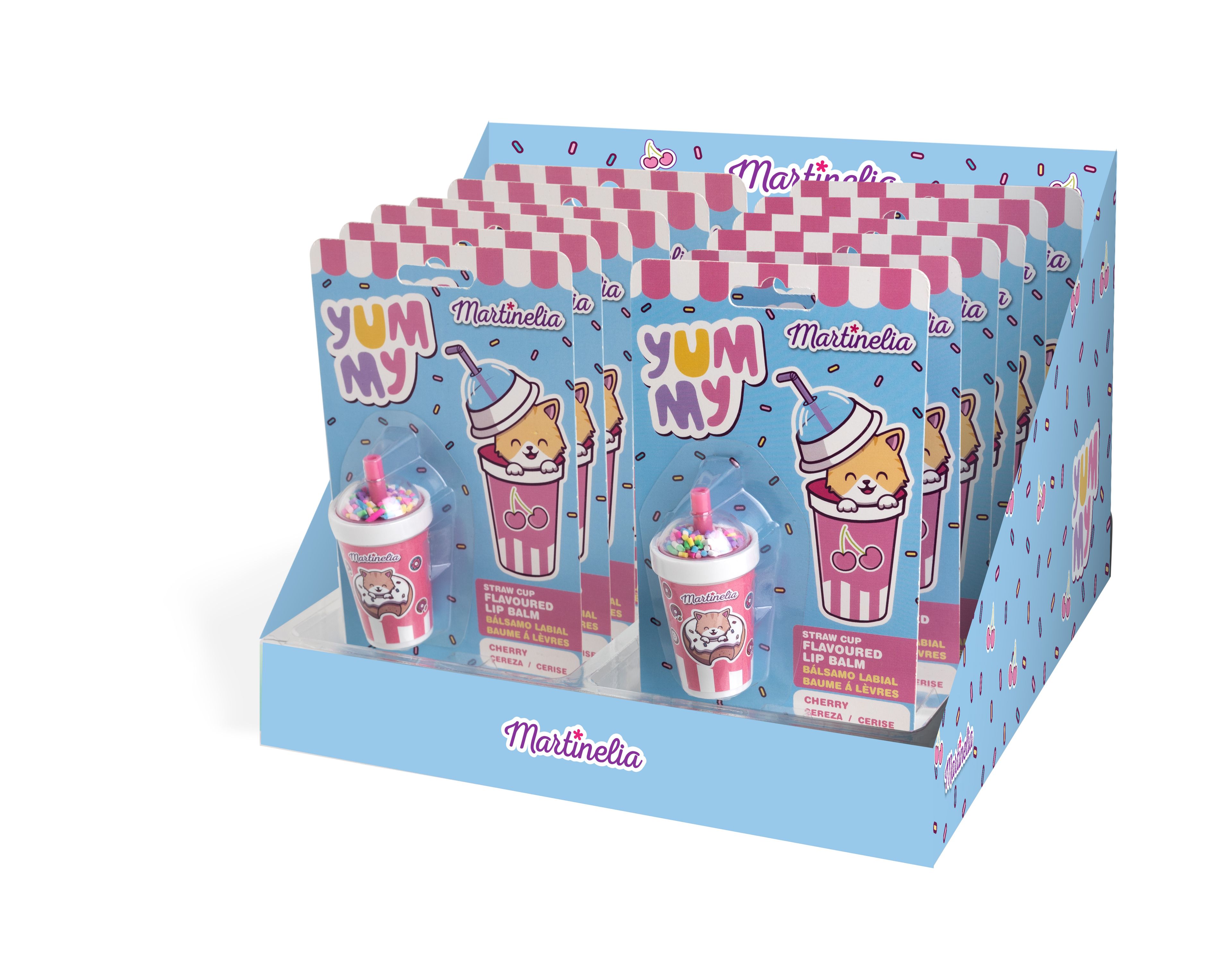 Martinelia Yummy Straw Cup Kız Çocuk Dudak Balmı (12 Adet)