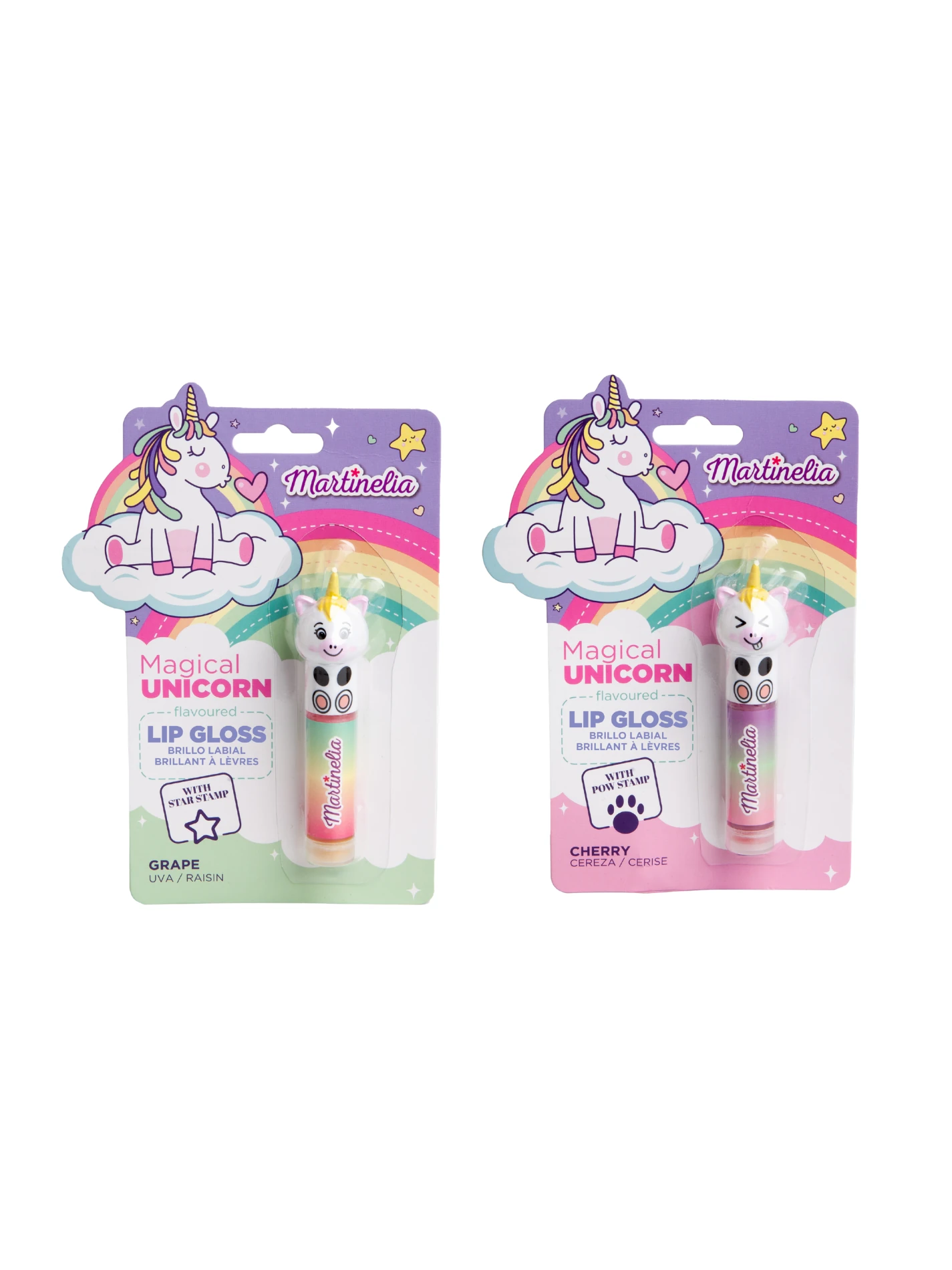 Martinelia Little Unicorn Kız Çocuk Dövmeli Dudak Parlatıcısı (12 Adet)