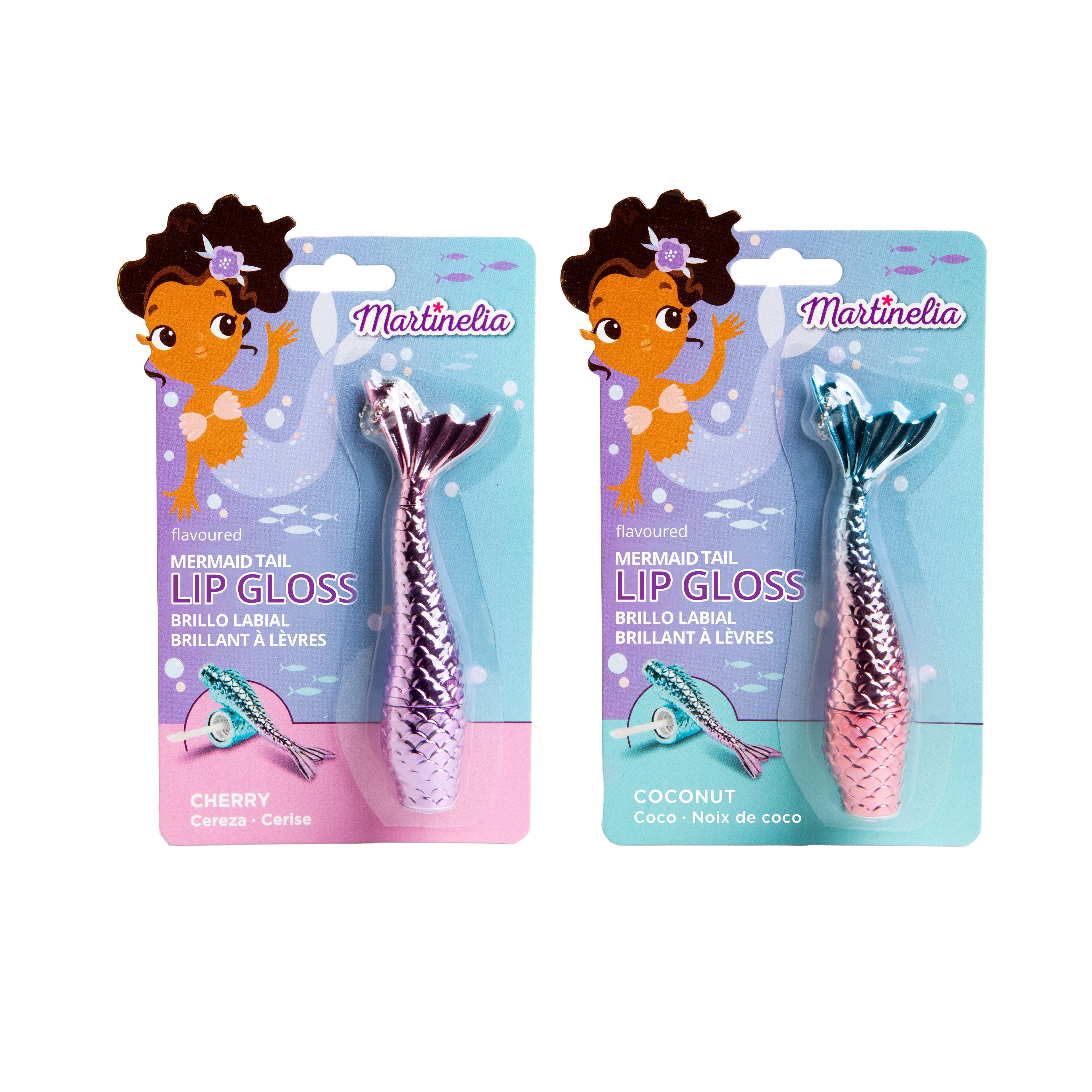 Martinelia Let's Be Mermaids DenizKızı Figürlü Kız Çocuk Dudak Parlatıcısı (12 Adet)