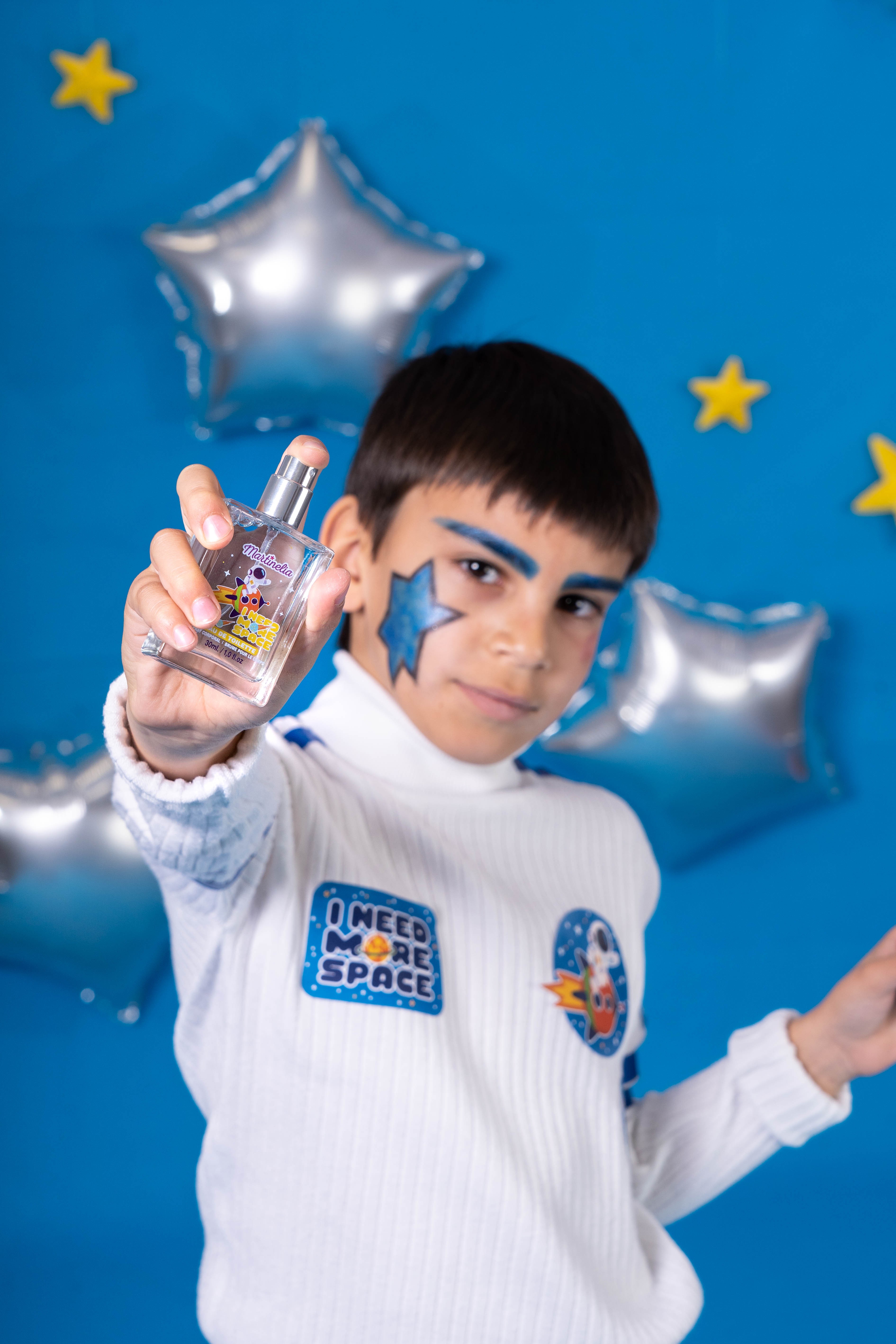 Martinelia Space Erkek Çocuk Metal Kutulu Şampuan ve Parfüm Banyo Seti