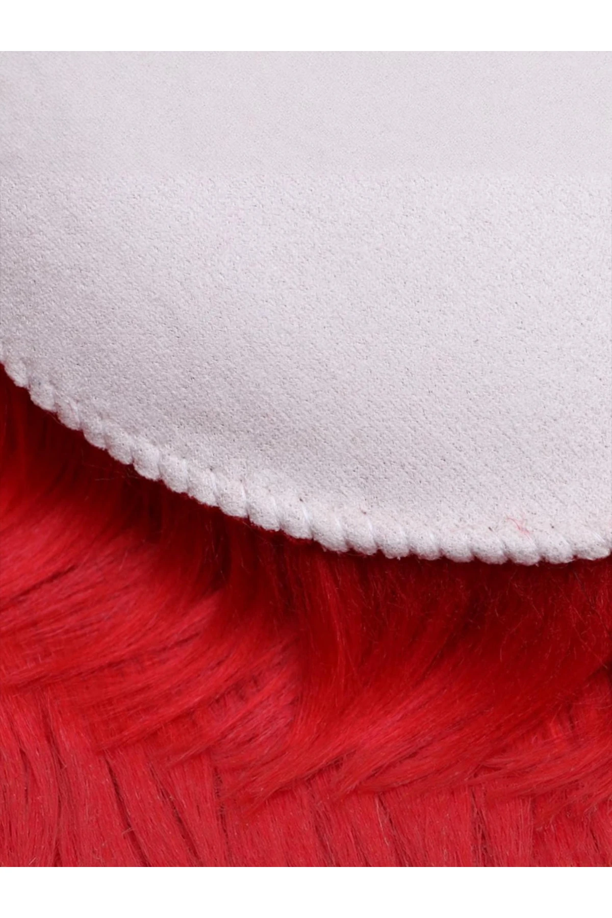 Puffin Yumuşacık Kalp Post Kaymaz Taban Kürk Halı Makinede Yıkanabilir