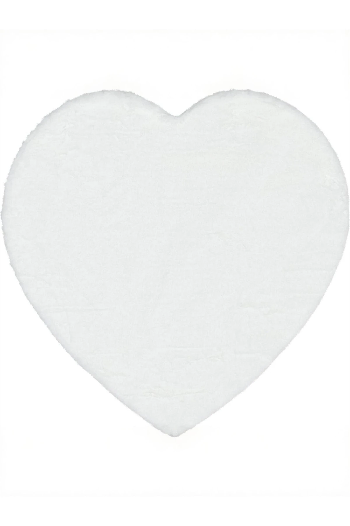 Bonnie Tavşan Tüyü, Kalp, Yumuşacık, Ultra Lüks, Süet Taban Yıkanabilir, Post Halı