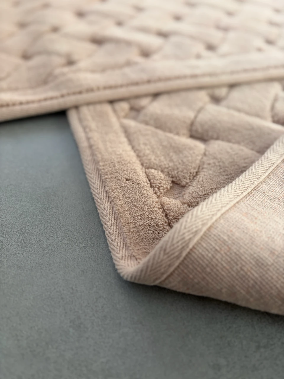 Kapadokya Yumuşacık, Süper Emici 2'li 100% Pamuk Ultra Lüks Banyo Paspası Seti