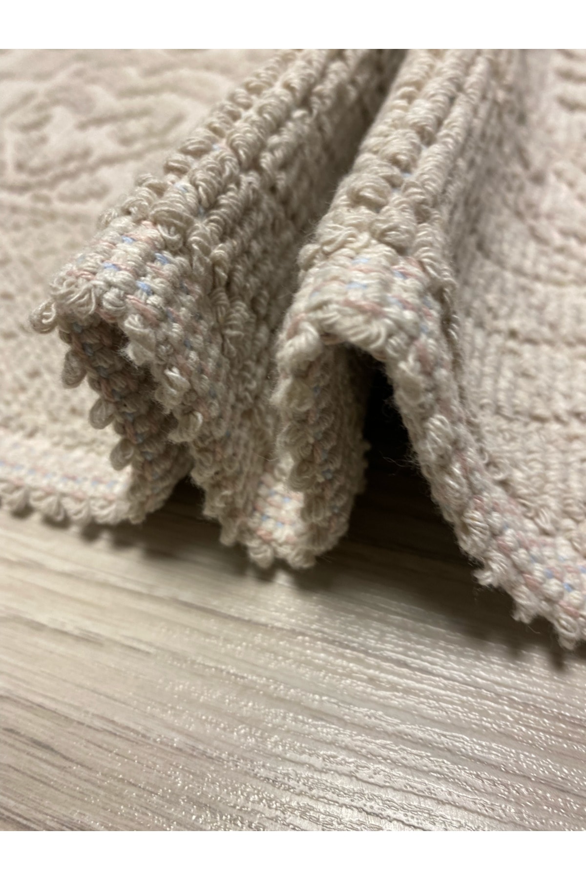 Beykoz Kilim Pamuk Dokuma Süper Su Emici, Banyo&Mutfak Halısı 60x100