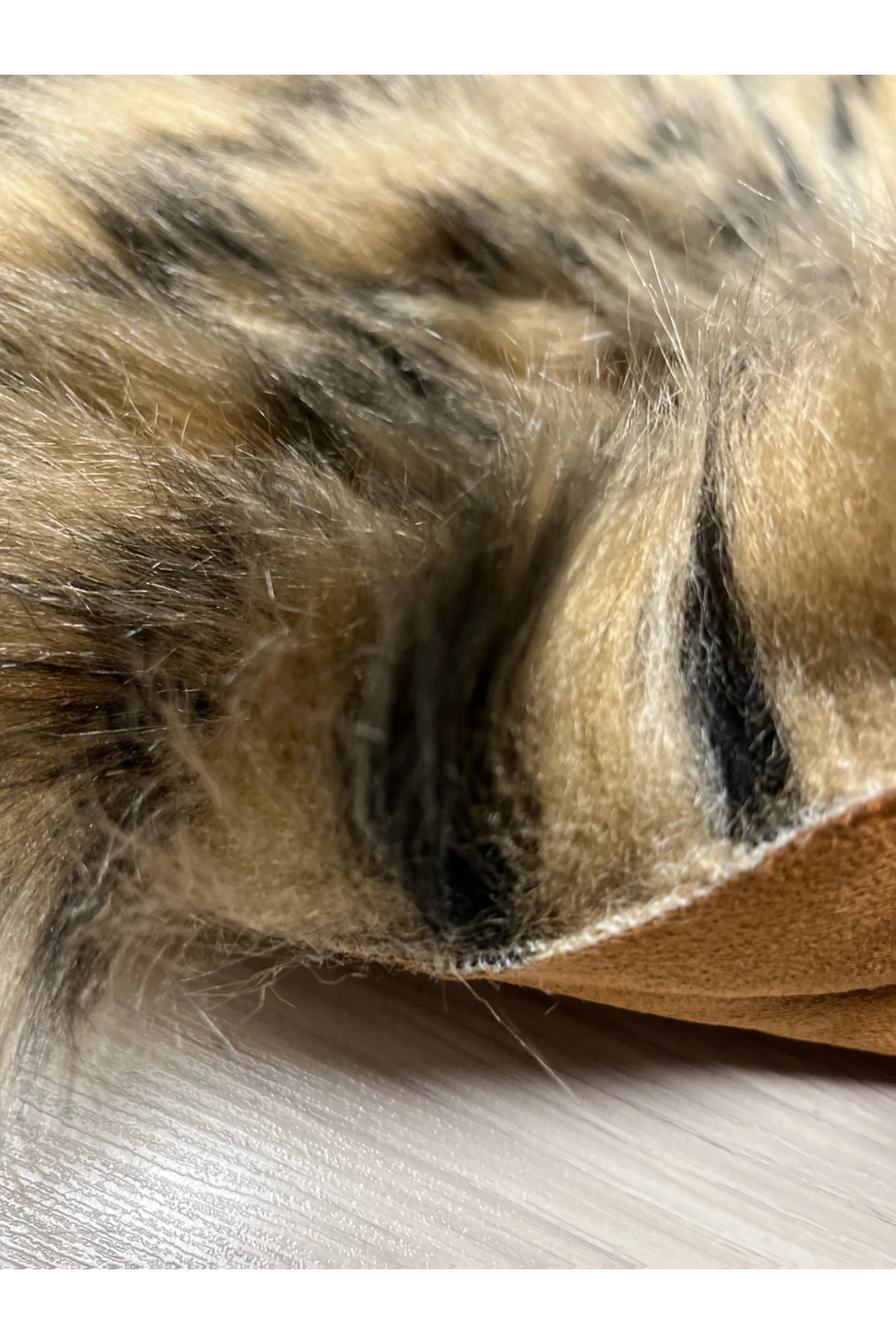 Tiger Süet Taban, Yumuşacık, Yıkanabilir Lüks Kaplan Çift Kafa Yumuşacık Kürk Halı Kuzu Post 80x150