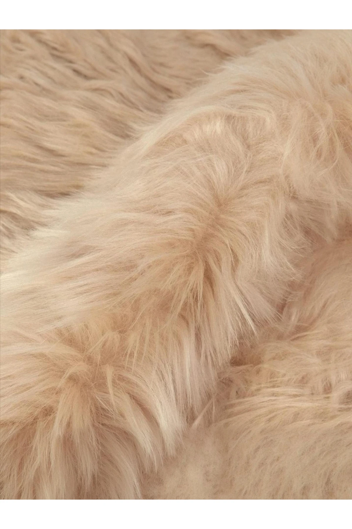 Puffin Yumuşacık Kuzu Çift Kafa Post Kaymaz Taban Kürk Halı Makinede Yıkanabilir