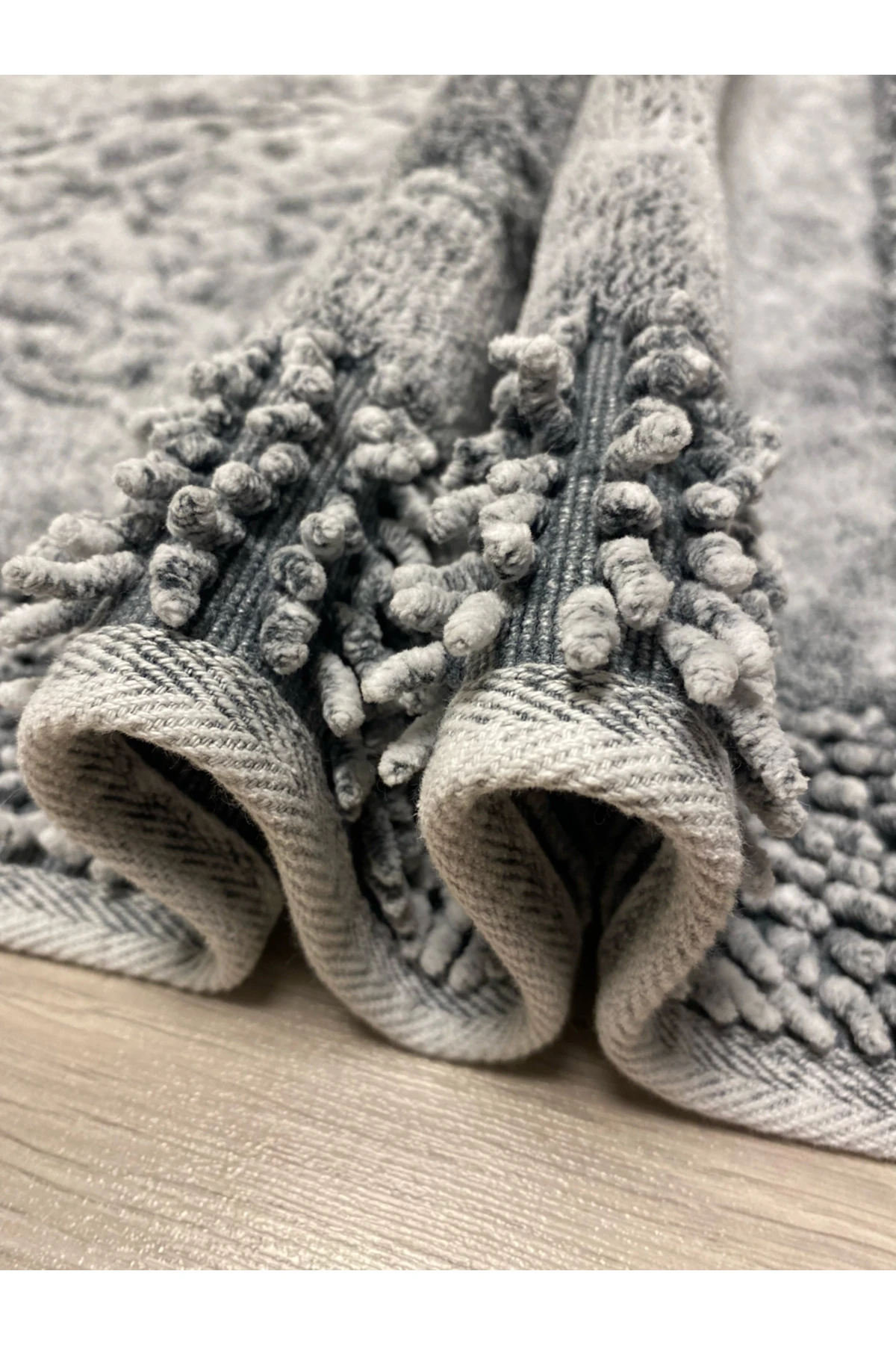 Pamukkent 100% Pamuk Süper Emici 2'li Pamuk Ultra Lüks Banyo Paspası Seti