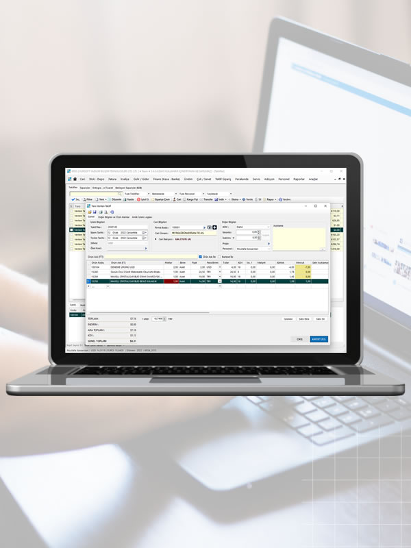 Kursoft v6 Ticari Ön Muhasebe Programı