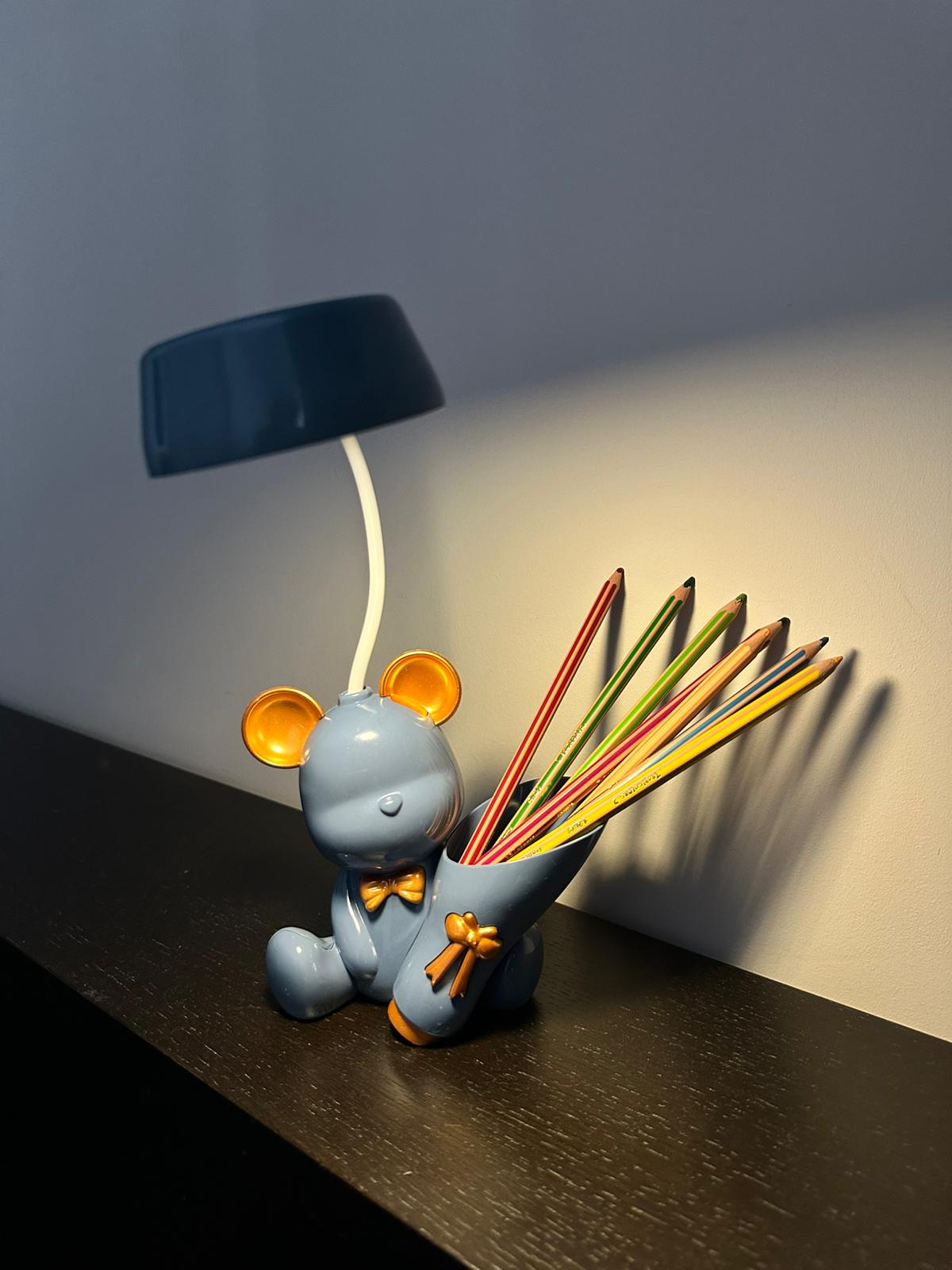 Ayıcıklı Kalemlikli Lamba