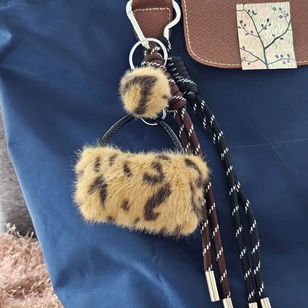 Leopar Çanta Figürlü Çanta Charmı
